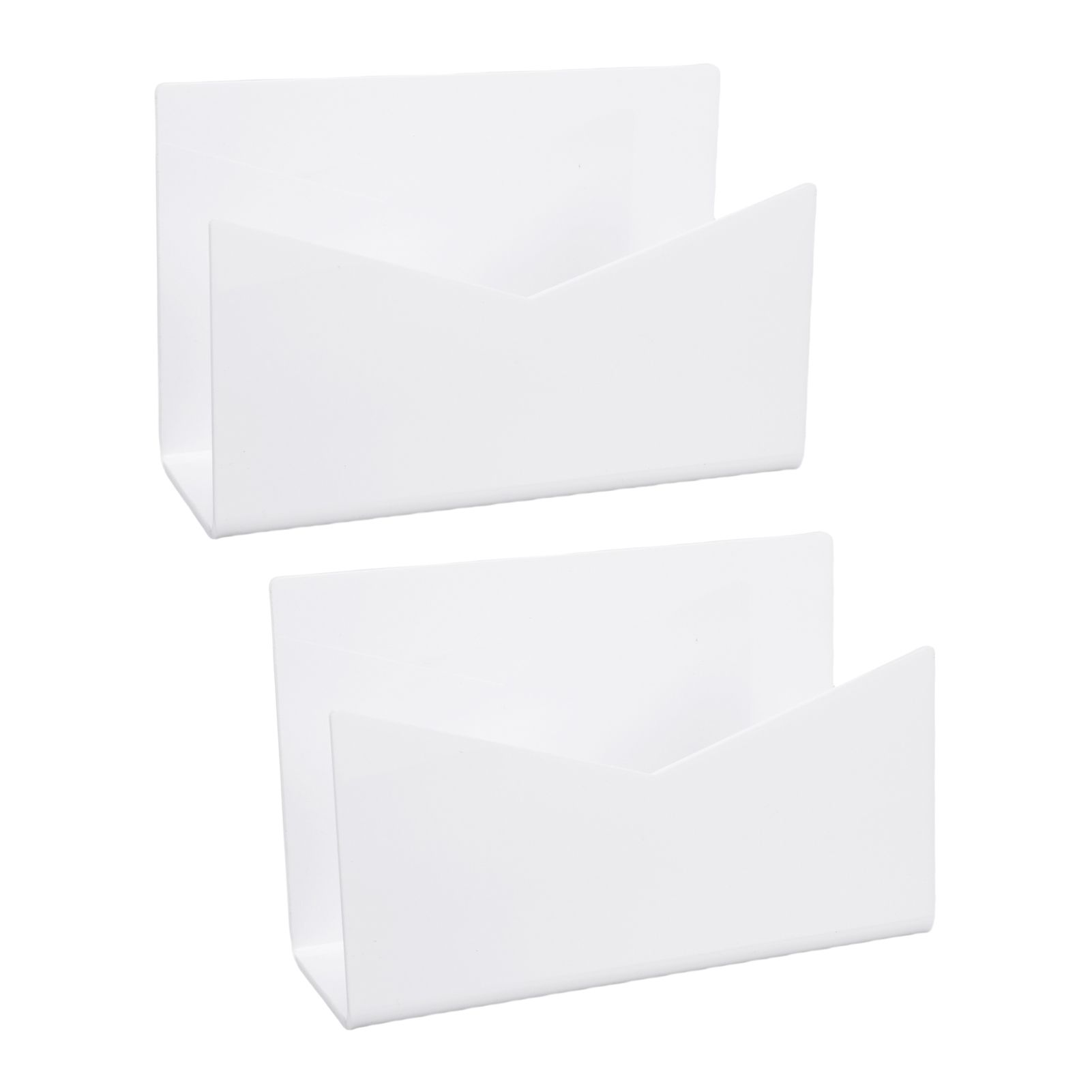 2 Pack Acrylic Mail Organizer Mail Holder Stand Vertical File Folder and view 8