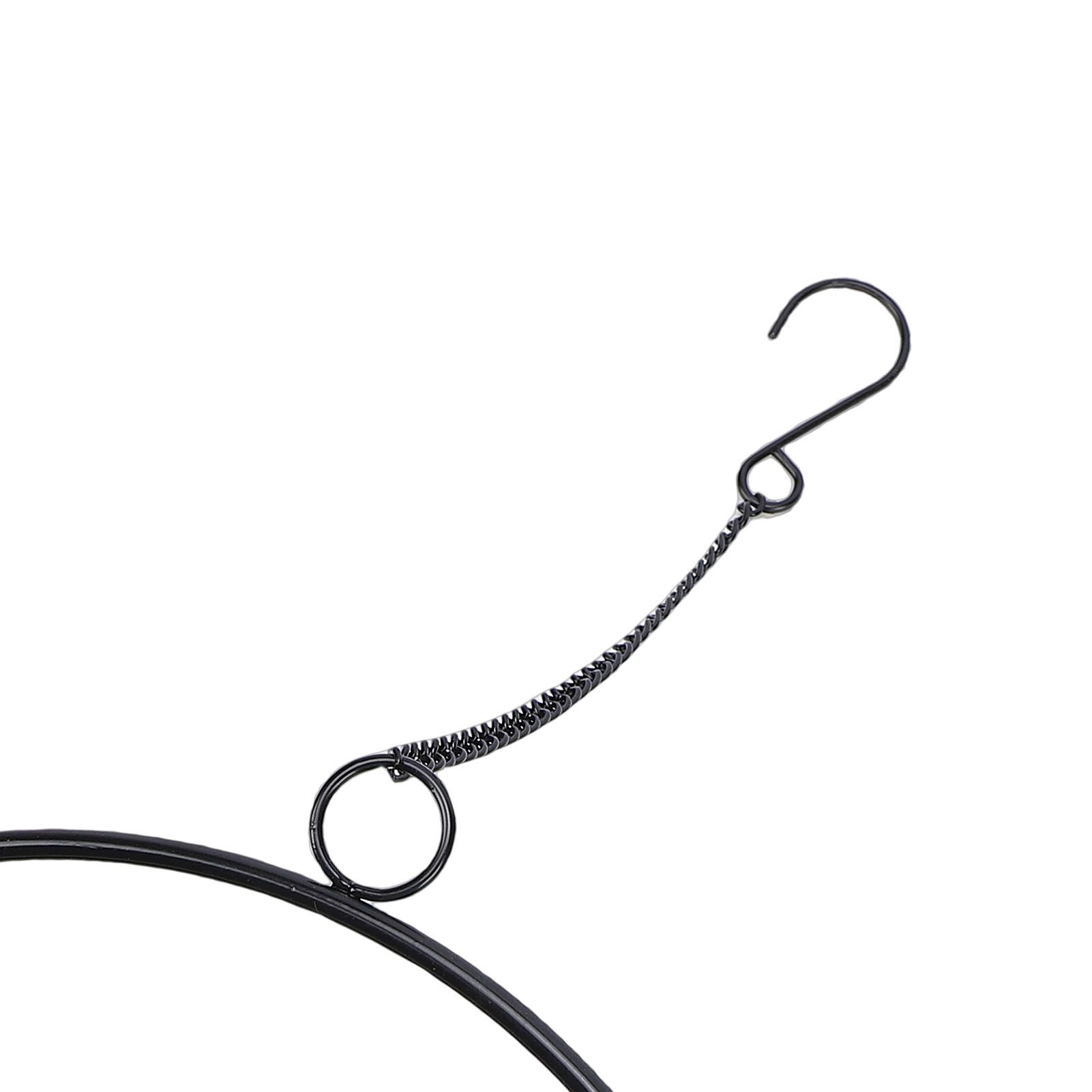 Hanging Birds Statue with Iron Ring Resin Hanging Birds Figurine Garden view 5