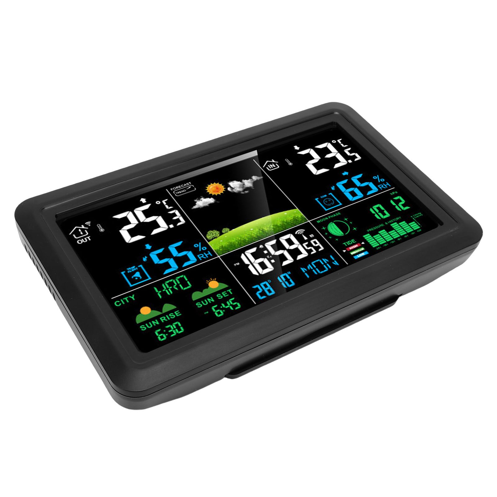 Weather Forecast Station Wireless 7.5 Inch Color Display Multi Functional view 4