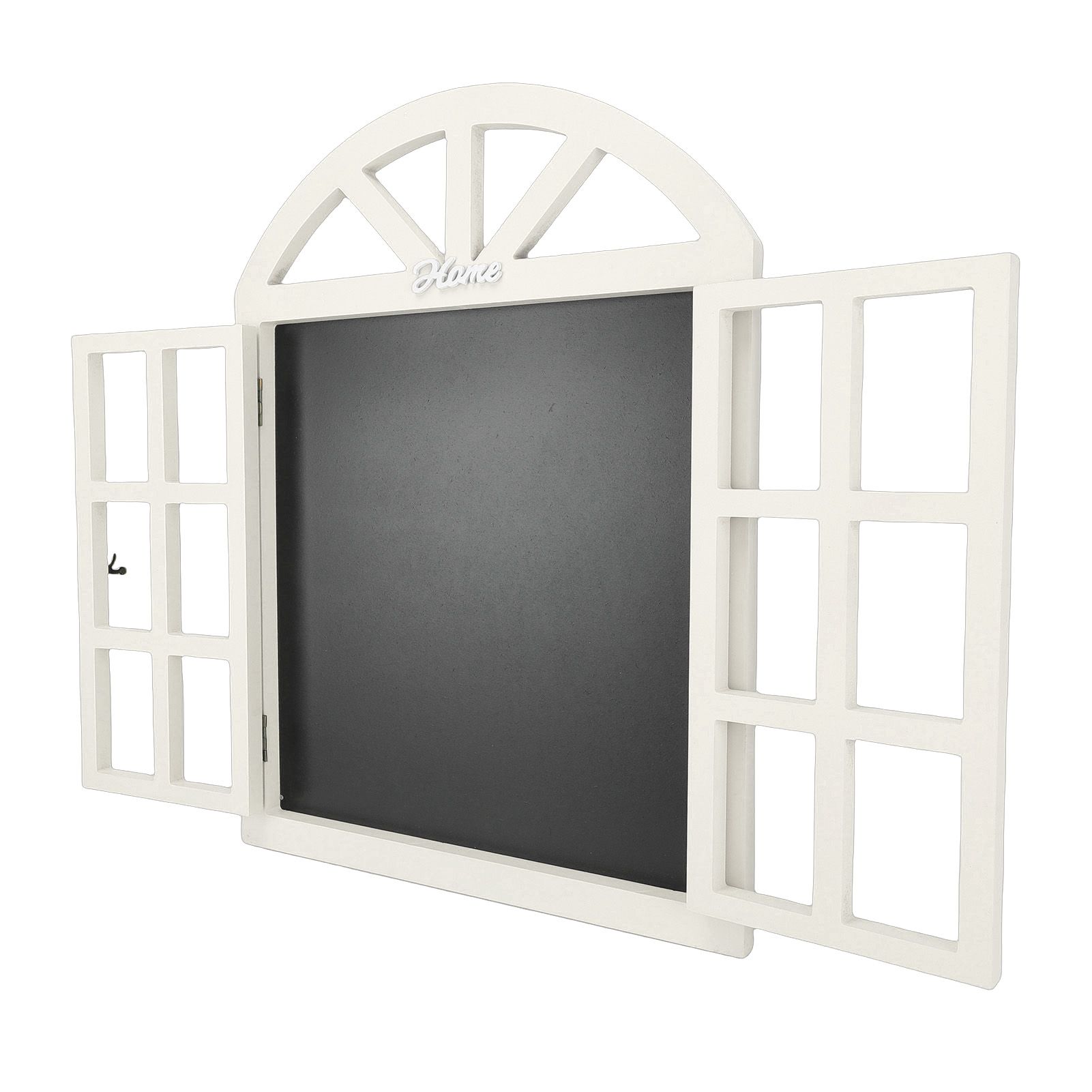 Hanging Chalkboard Sign Wooden Erasable Window Frame Shaped Hanging Message view 4
