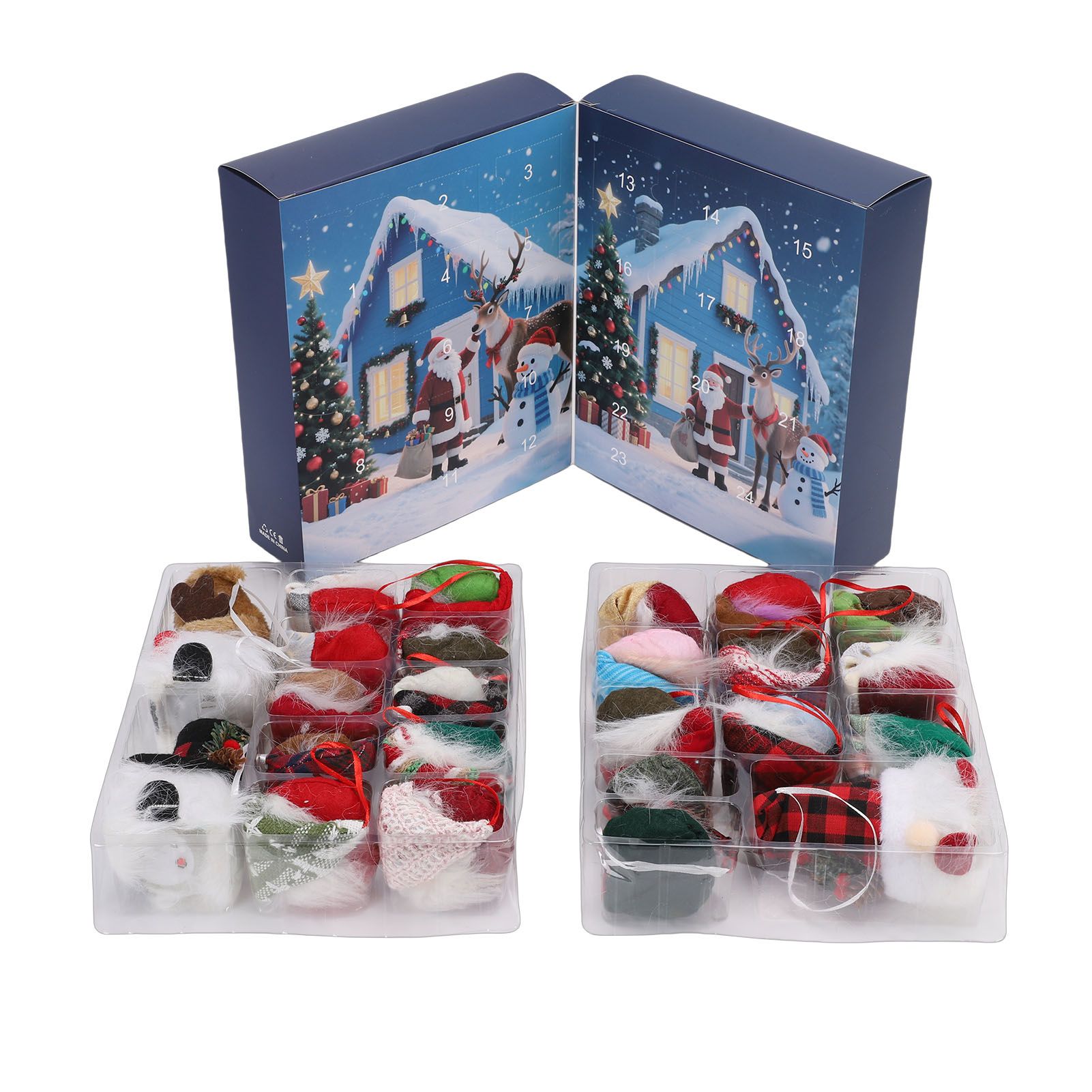 Gnomes Xmas Advent Calendar 24 Day Advent Calendar Collectible Xmas Figures view 4