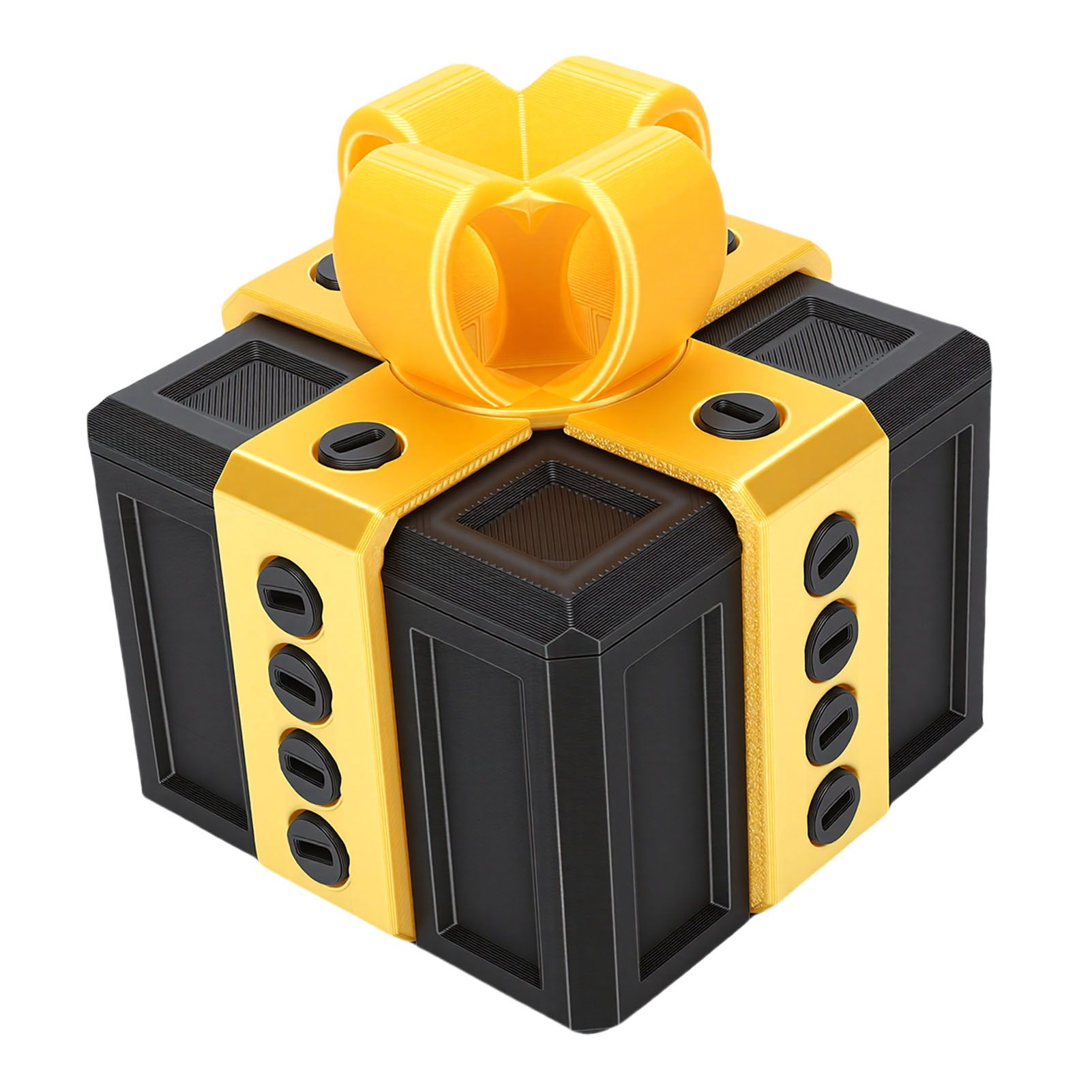 Annoying Gift Box with Nested Screws 3D Printed Funny Surprise Box for view 7