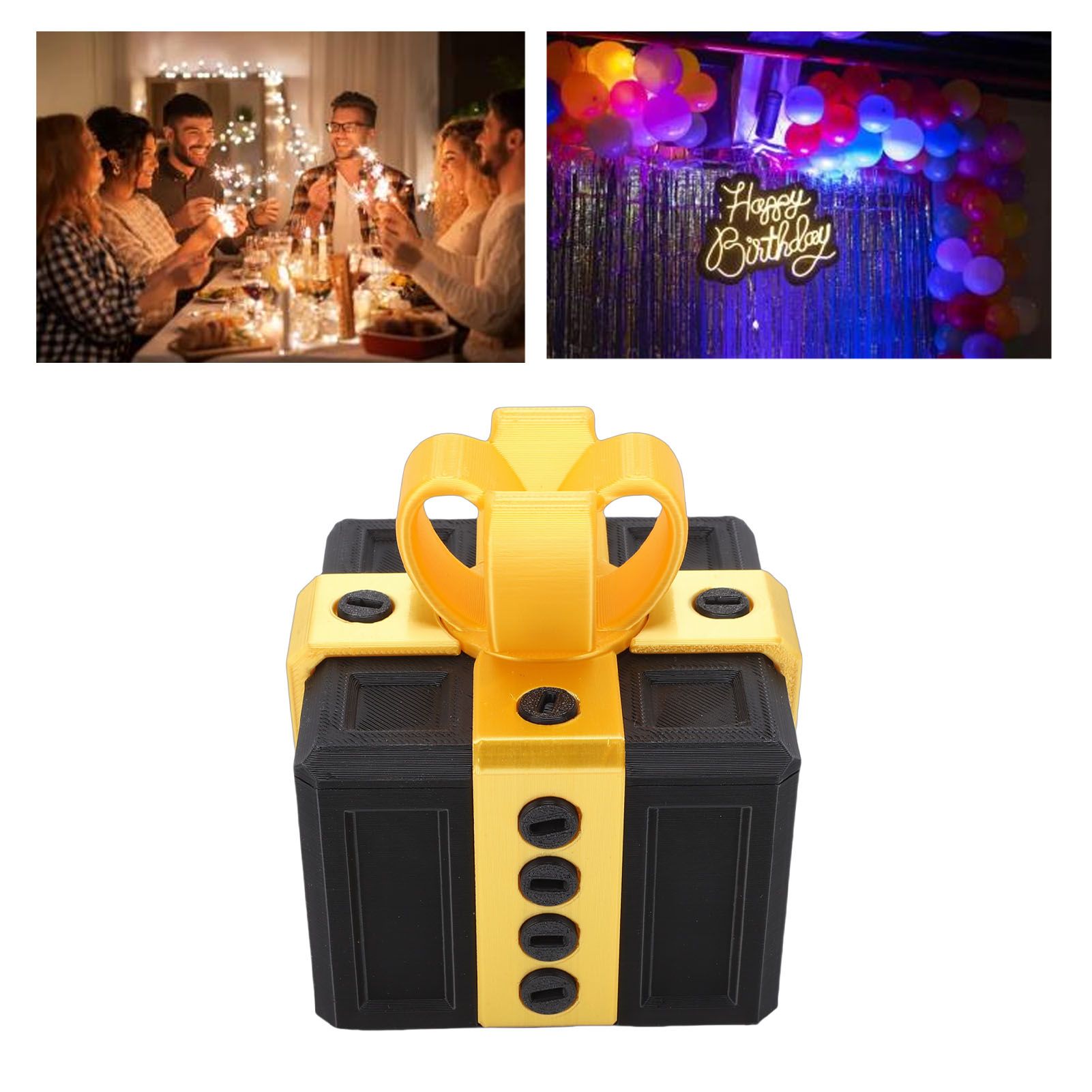 Annoying Gift Box with Nested Screws 3D Printed Funny Surprise Box for view 12