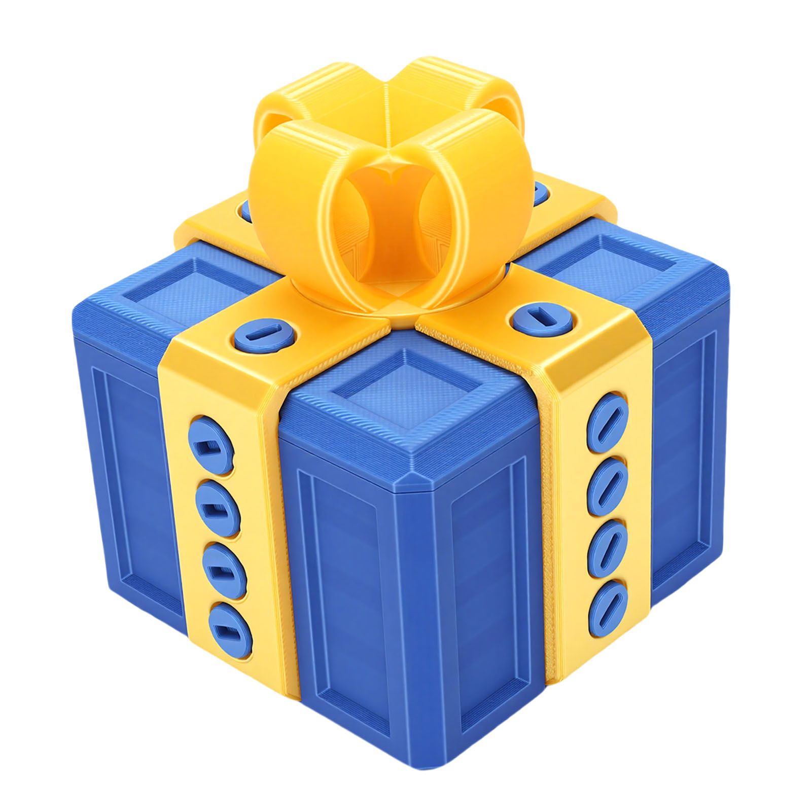 Annoying Gift Box with Nested Screws 3D Printed Funny Surprise Box for view 9