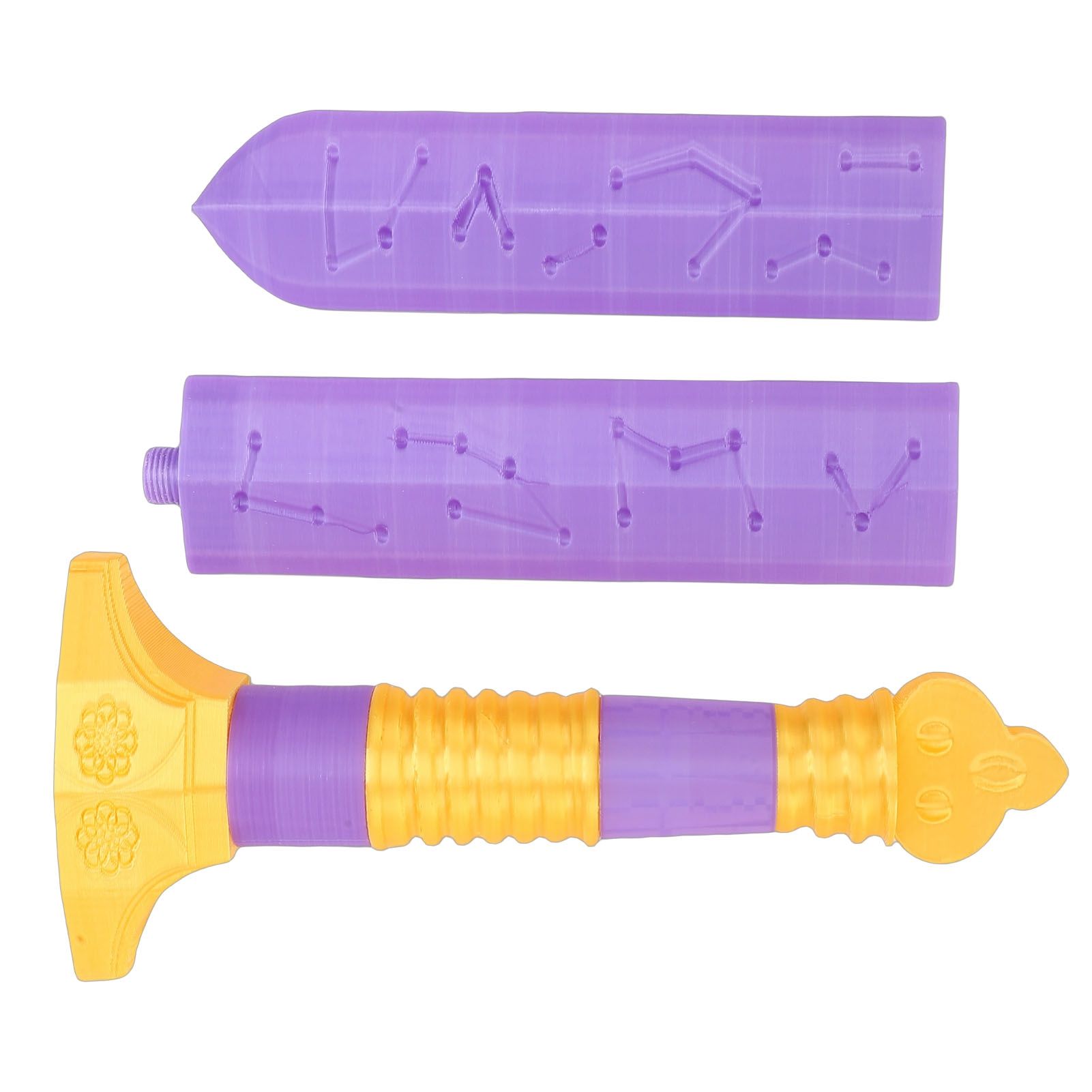 Pop Sword Realistic Multifunctional Colorful 3D Printed Anime Character view 3