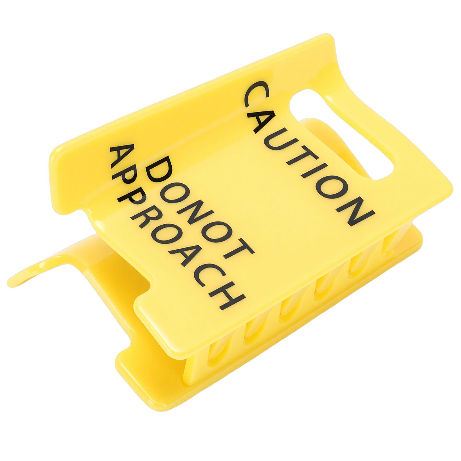 Caution Sign Hair Claw Clamp Do Not Approach Sign Funny Yellow Warning Hair view 4