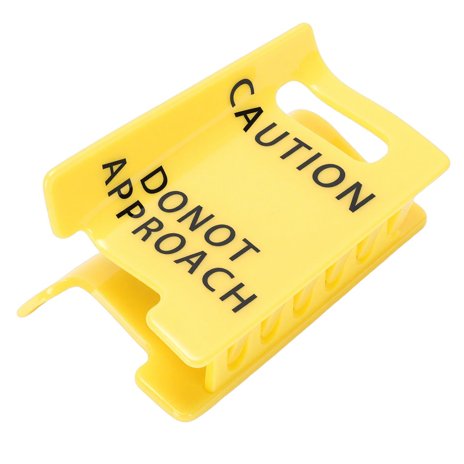 Caution Sign Hair Claw Clamp Do Not Approach Sign Funny Yellow Warning Hair view 6