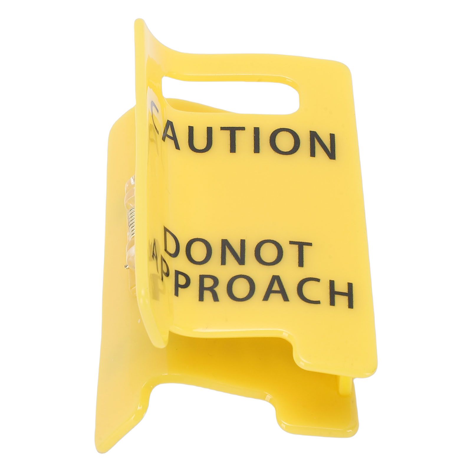 Caution Sign Hair Claw Clamp Do Not Approach Sign Funny Yellow Warning Hair view 10