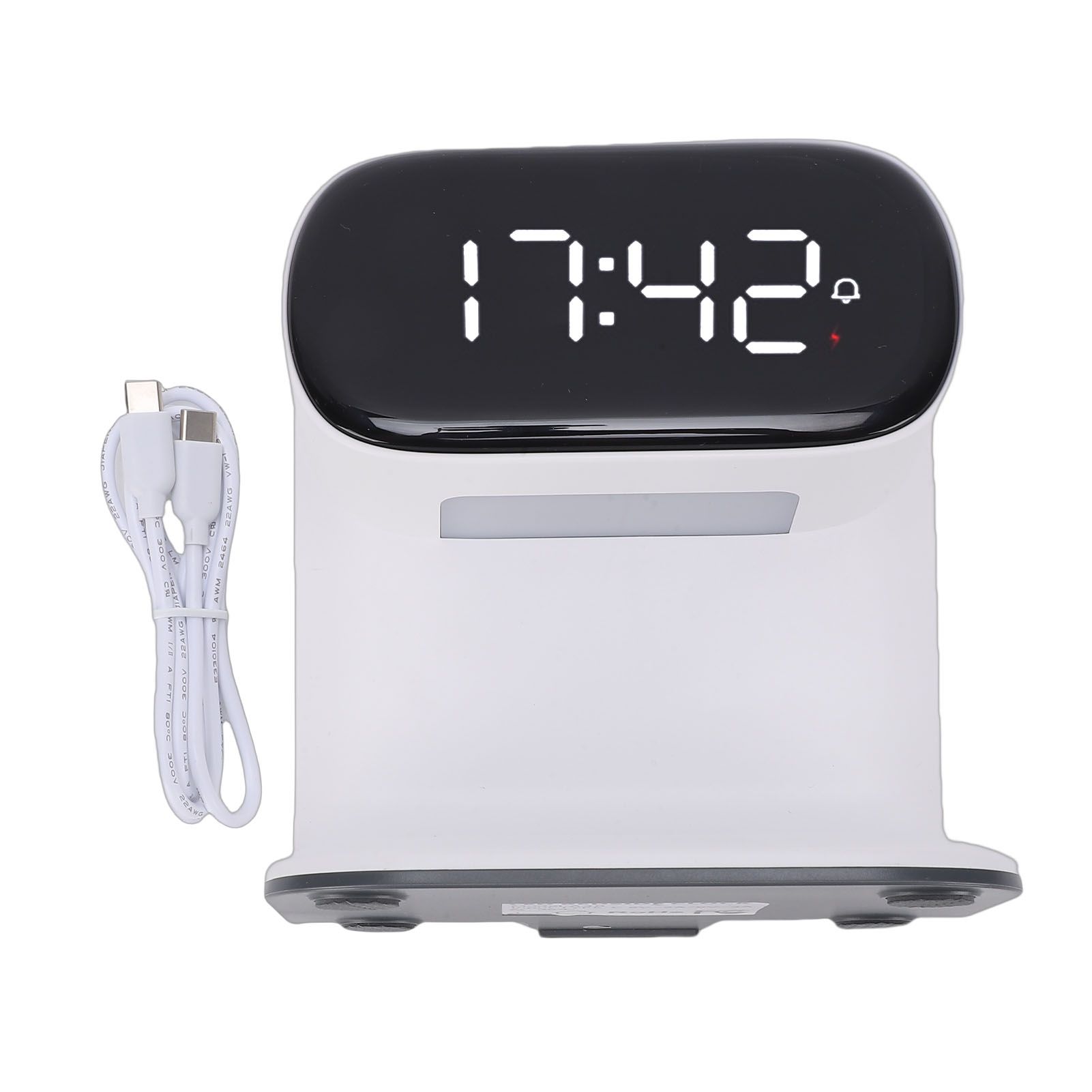 Digital Alarm Clock with Wireless Fast Charging Station 15W Touch Smart Lamp 3 view 3