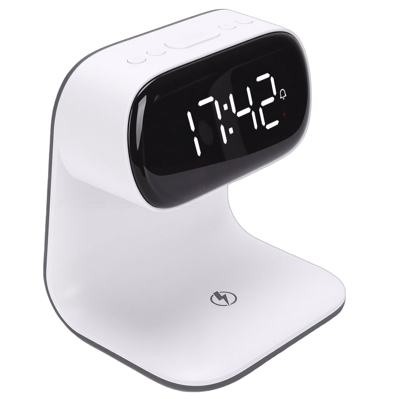 Digital Alarm Clock with Wireless Fast Charging Station 15W Touch Smart Lamp 3 view 8