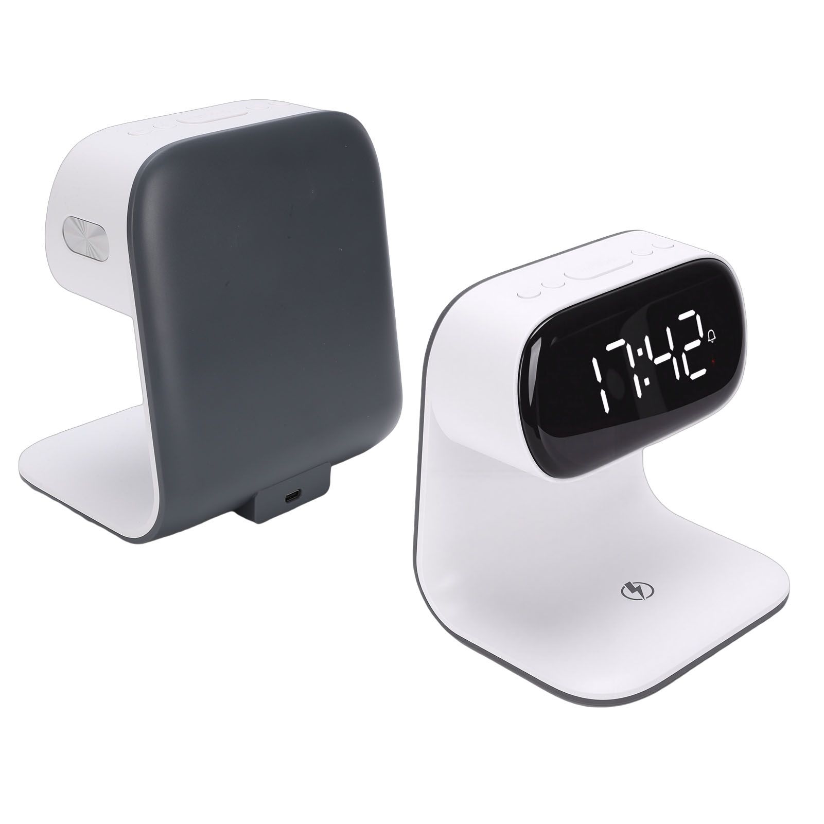 Digital Alarm Clock with Wireless Fast Charging Station 15W Touch Smart Lamp 3 view 10