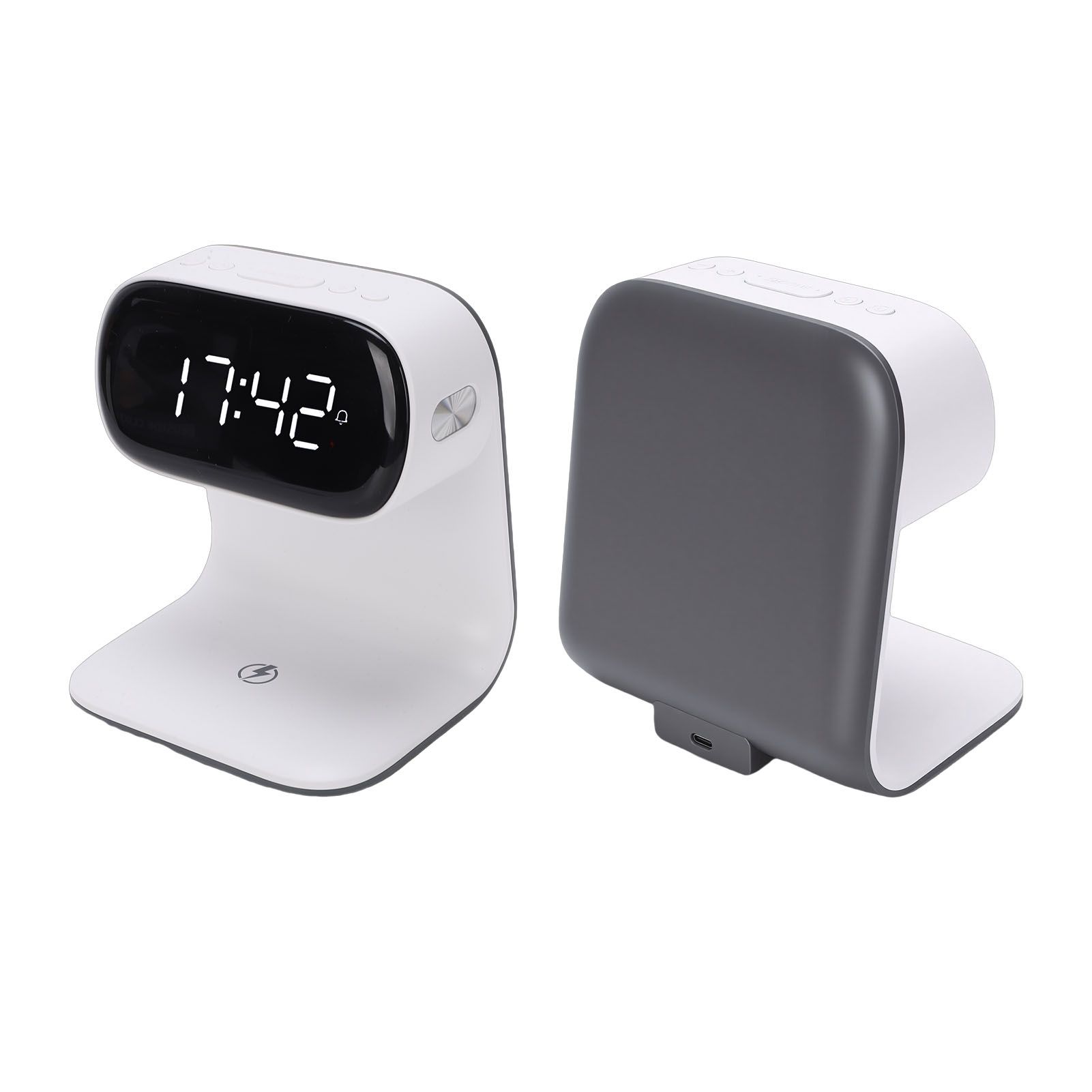 Digital Alarm Clock with Wireless Fast Charging Station 15W Touch Smart Lamp 3 view 11