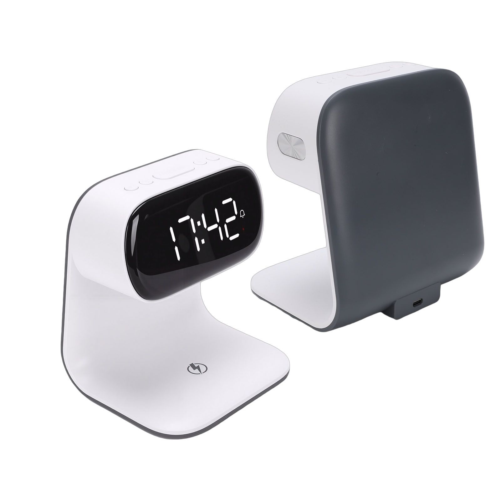 Digital Alarm Clock with Wireless Fast Charging Station 15W Touch Smart Lamp 3 view 12