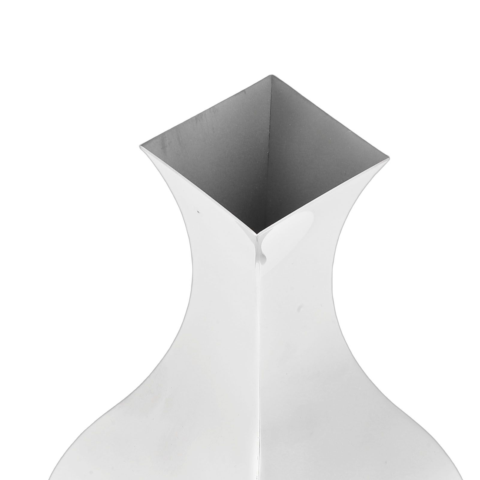 Polished Stainless Steel Vase Nordic Modern Flower Vase for Home Living Room view 2