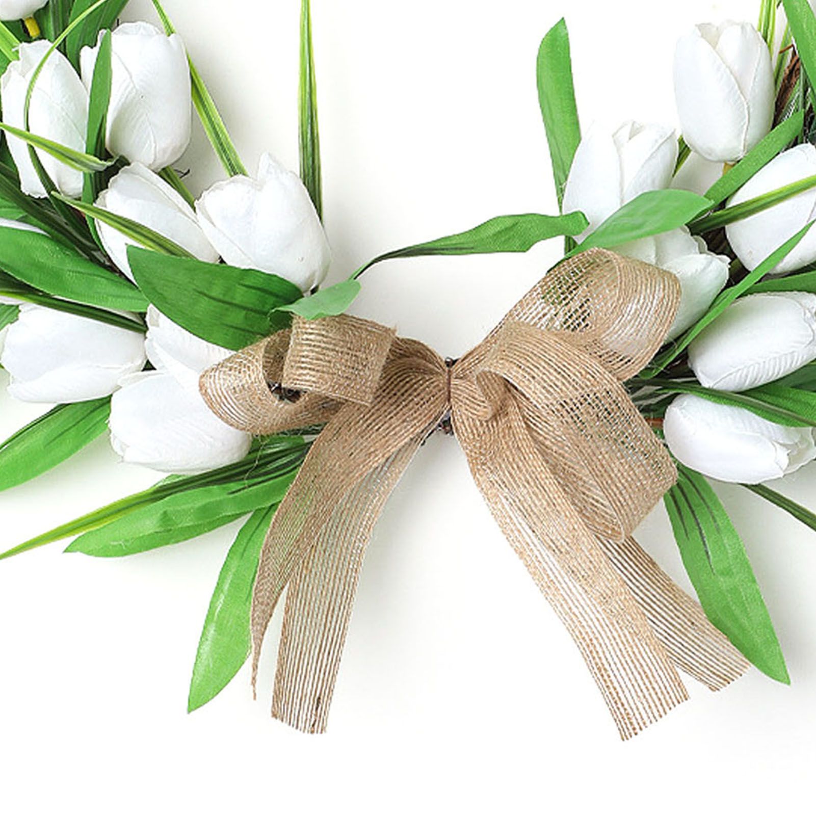 Front Door Wreath Hanging Decoration Simulated Flower Holiday Spring Home view 2