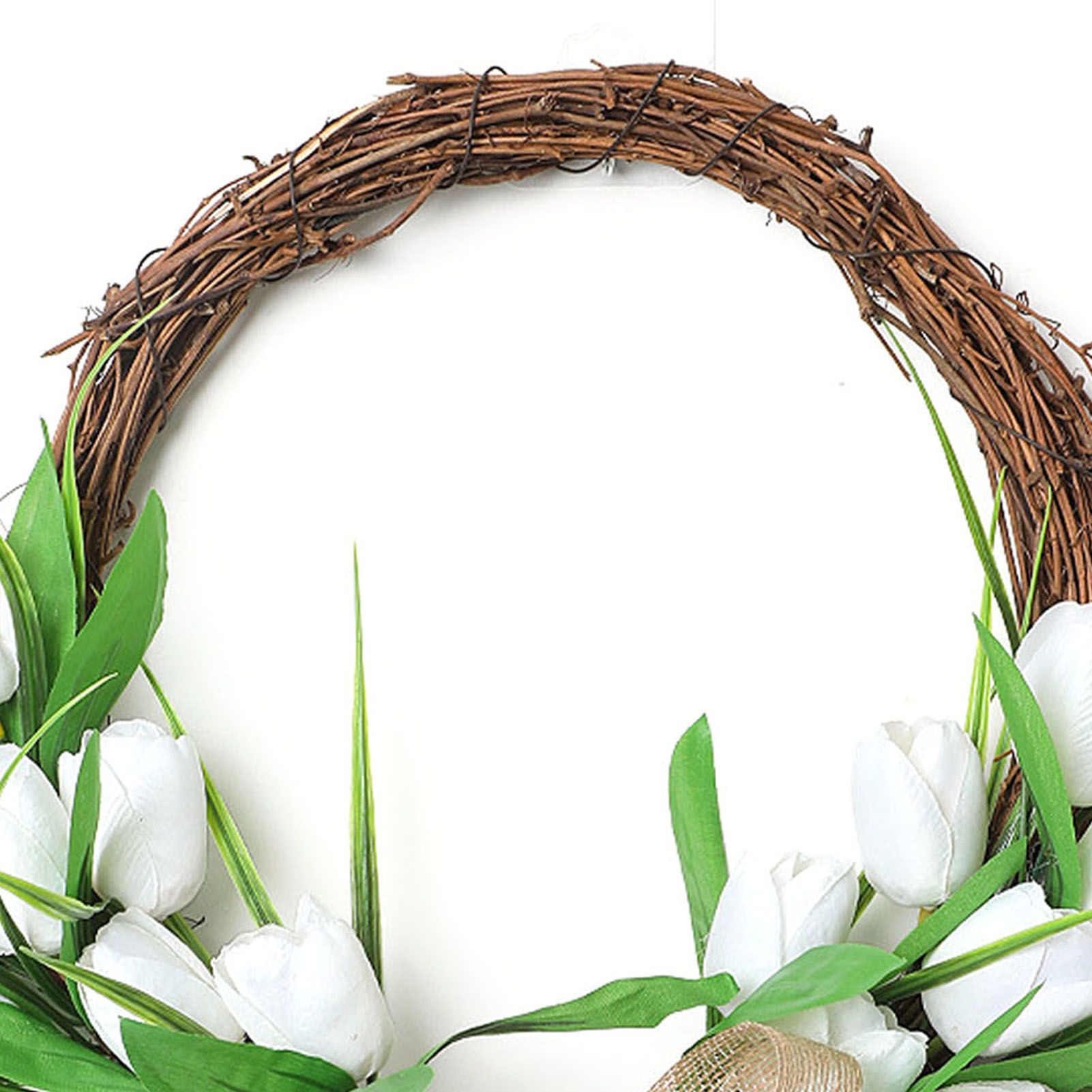 Front Door Wreath Hanging Decoration Simulated Flower Holiday Spring Home view 5