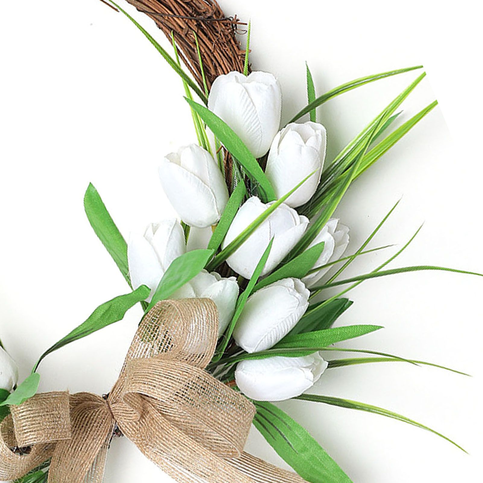 Front Door Wreath Hanging Decoration Simulated Flower Holiday Spring Home view 7