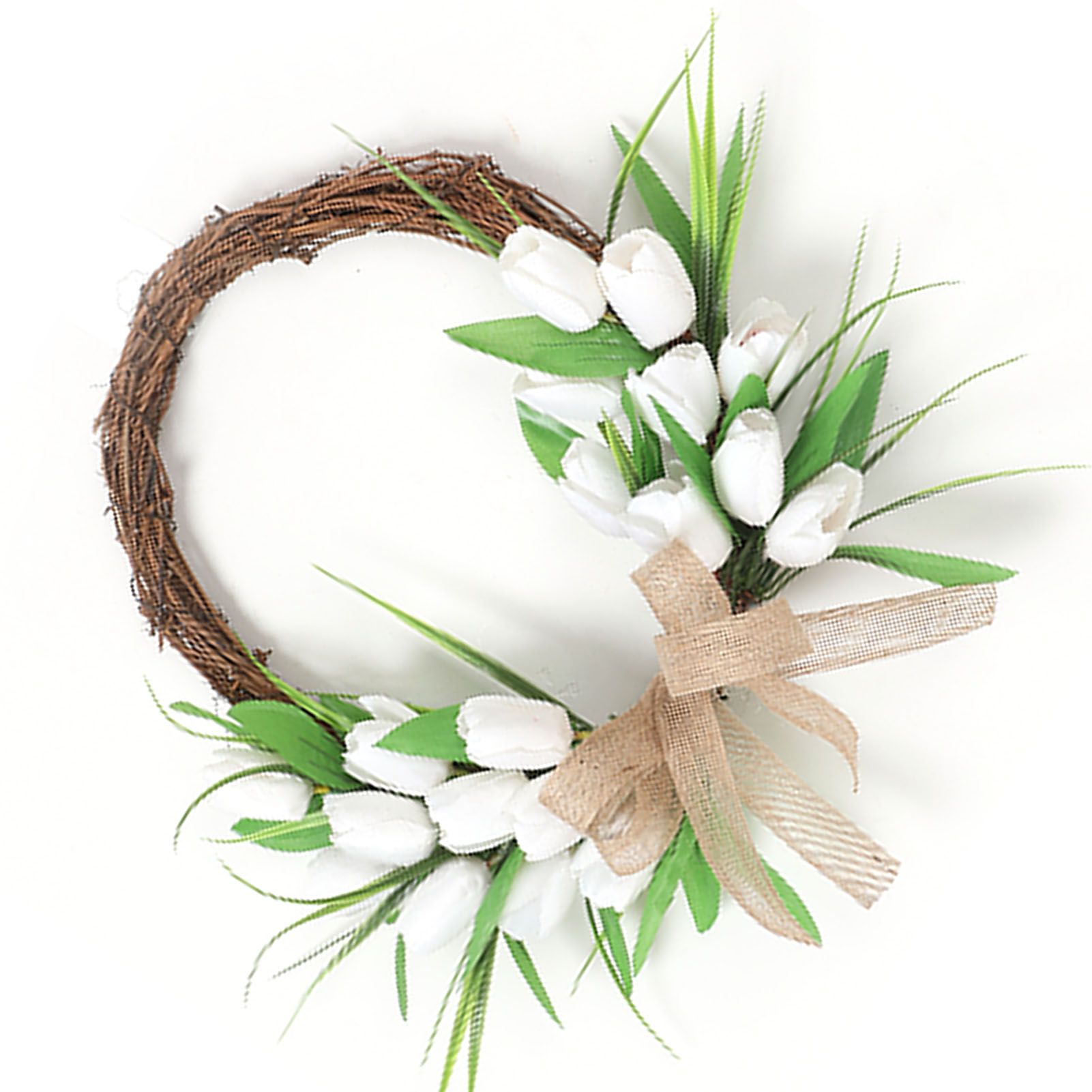 Front Door Wreath Hanging Decoration Simulated Flower Holiday Spring Home view 10