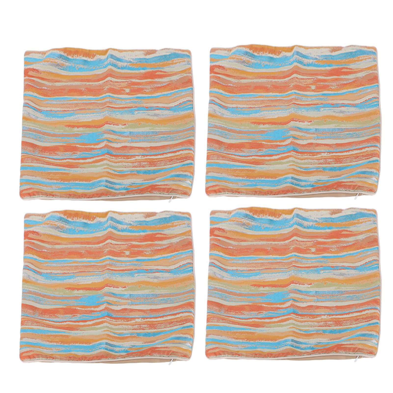 4PCS Throw Pillow Covers Polyester Fabric Farmhouse Vintage Style Pillow view 3