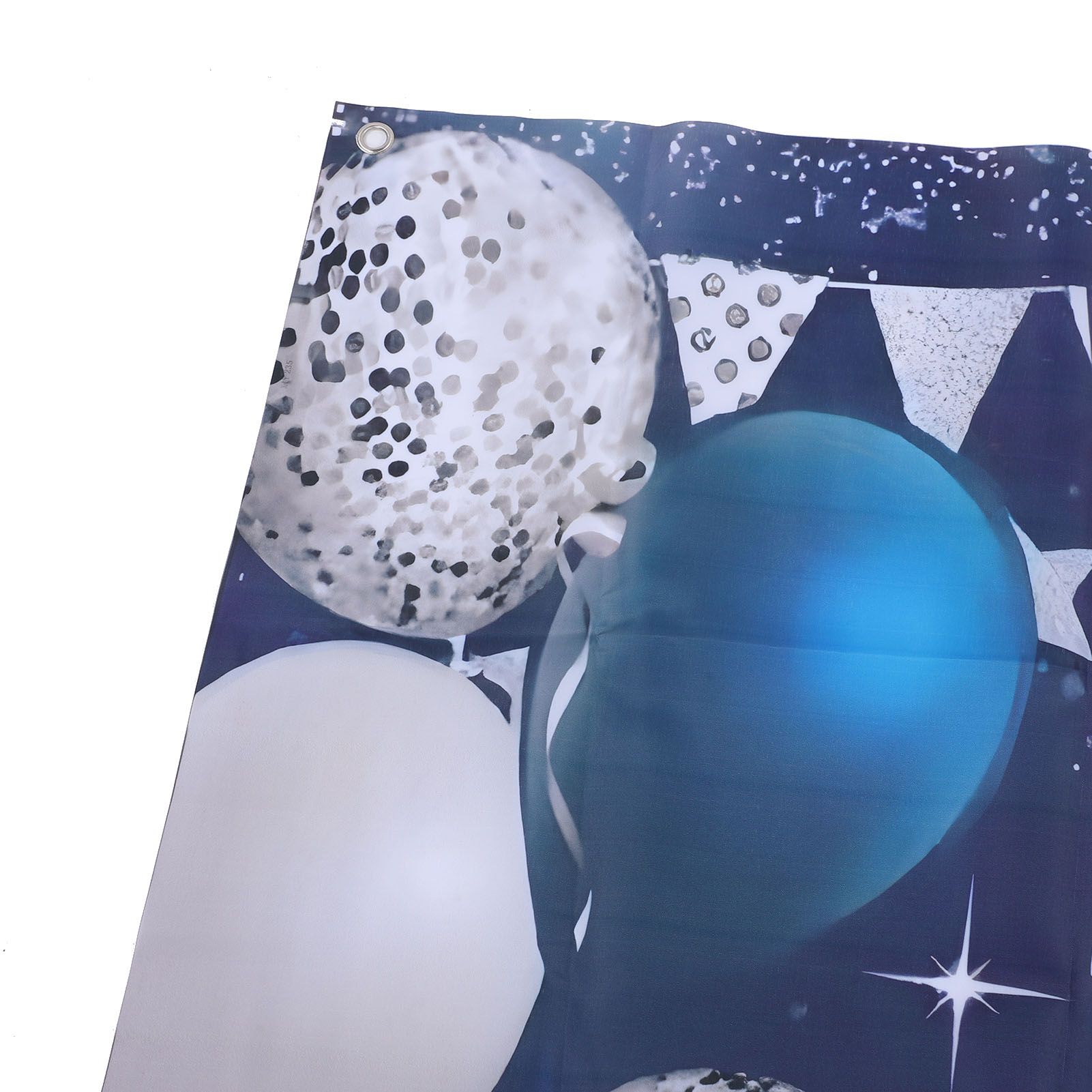 Birthday Party Backdrop Banner Glitter Balloon Gift Star Patterns Party view 5