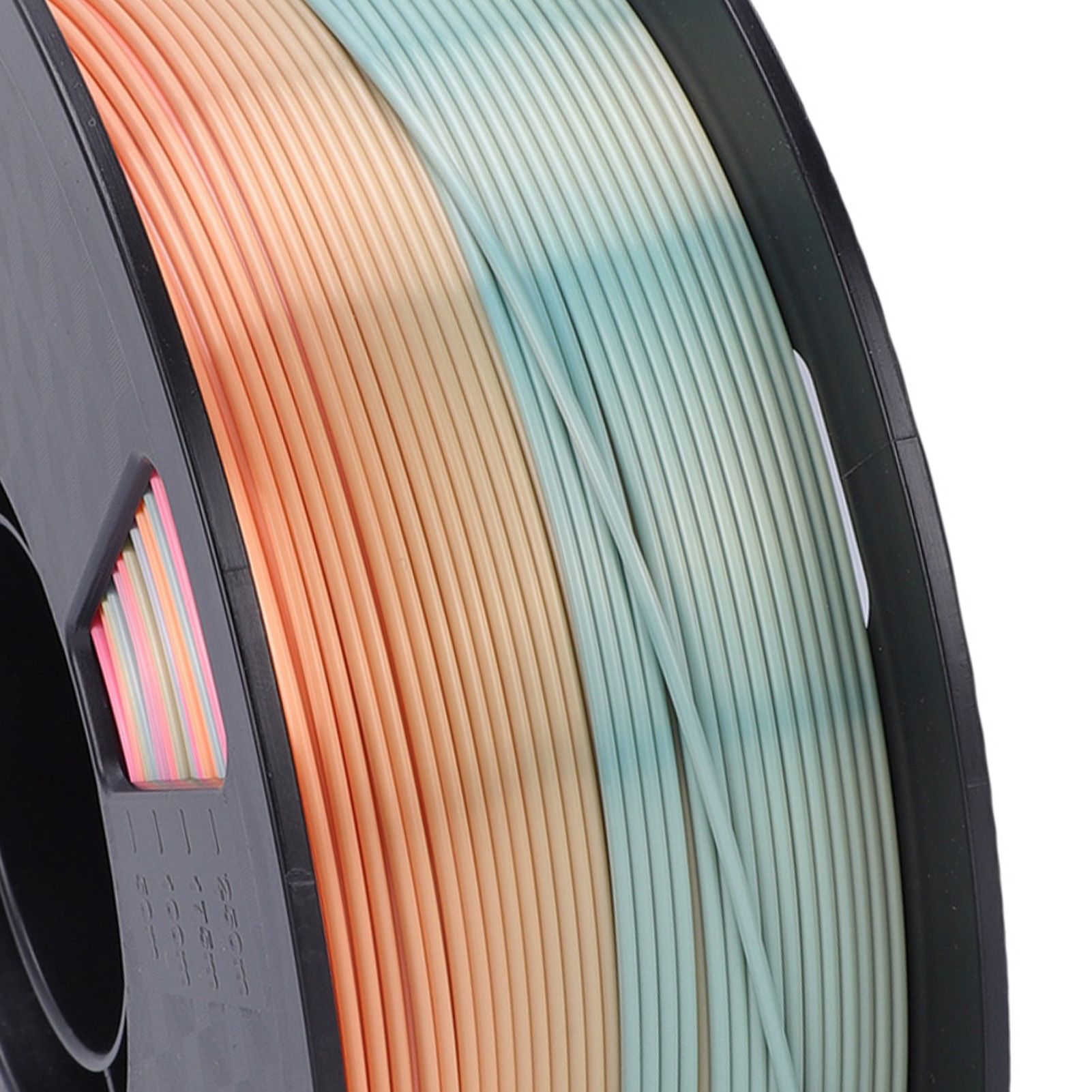 PLA Filament Fit for Bambu Lab 3D Printer Multicolor Gradient Silky 1.75mm 1KG view 2