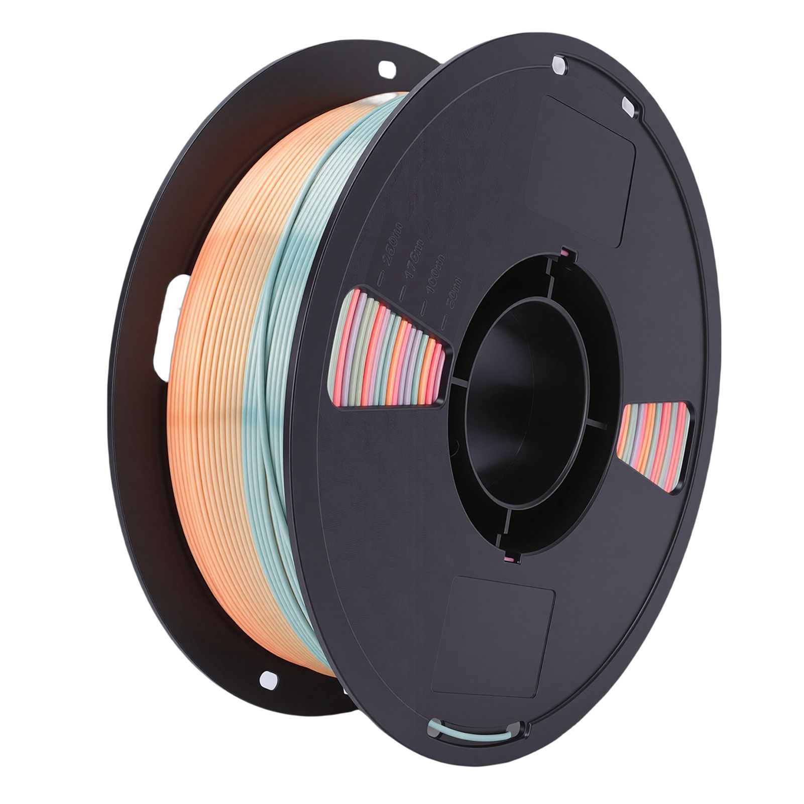 PLA Filament Fit for Bambu Lab 3D Printer Multicolor Gradient Silky 1.75mm 1KG view 3