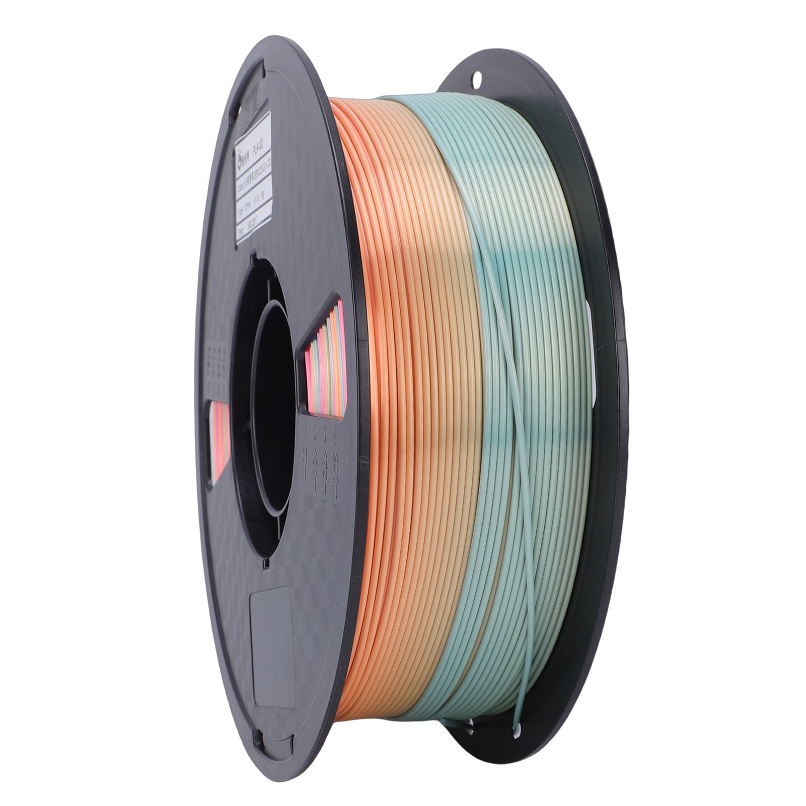 PLA Filament Fit for Bambu Lab 3D Printer Multicolor Gradient Silky 1.75mm 1KG view 7