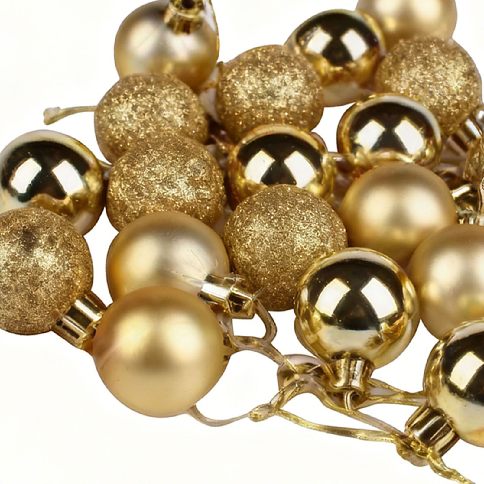 24pcs 1.18in Xmas Balls Ornaments for Xmas Tree Shatterproof Xmas Hanging view 2