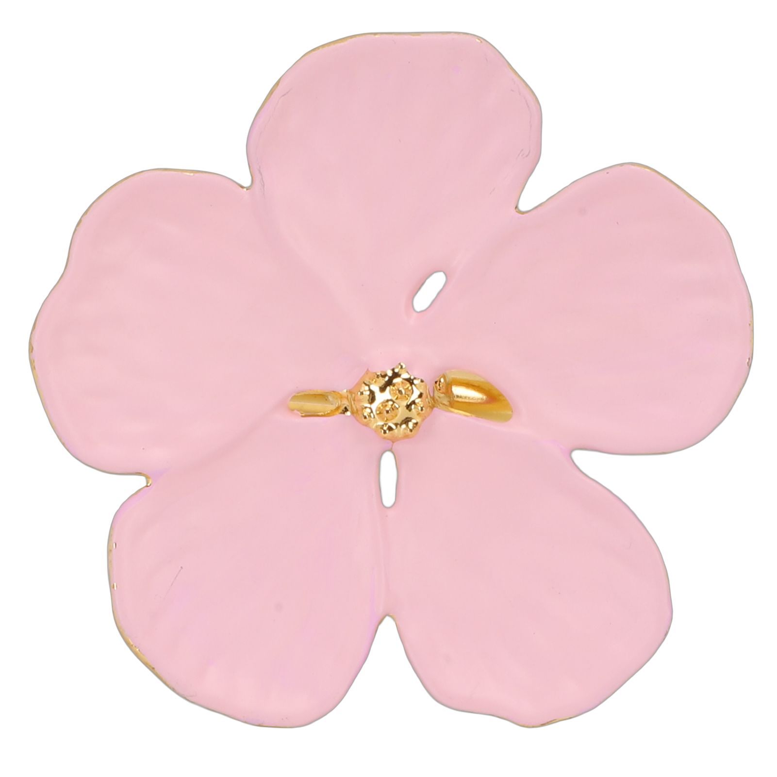 6 Pcs Floral Serviette Buckles Zinc Alloy Elegant Flower Napkin Holder Rings view 5