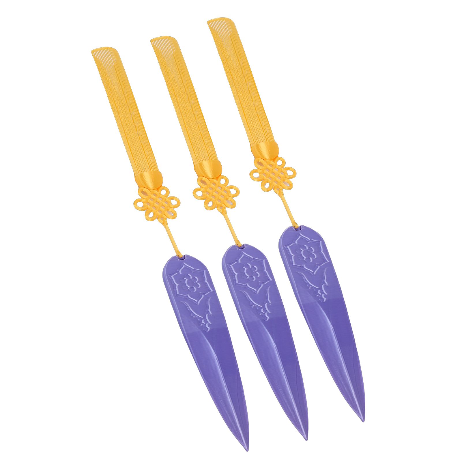 3PCS Darts Knots Props PLA 3D Printed Collectible Cosplay Costume Dart Prop view 12