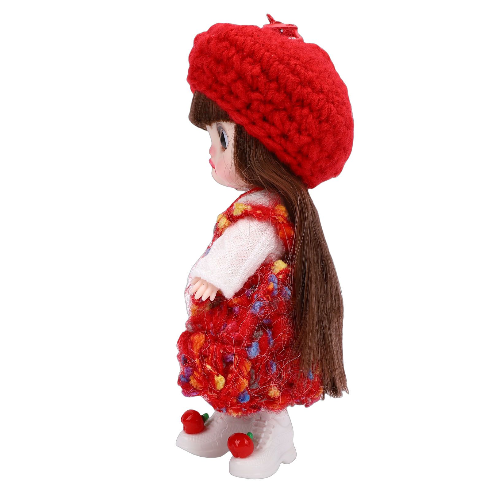 Phone Doll Pendant 5.9 Inch Cute Hanging Jointed Little Girl Doll Cell Phone view 7