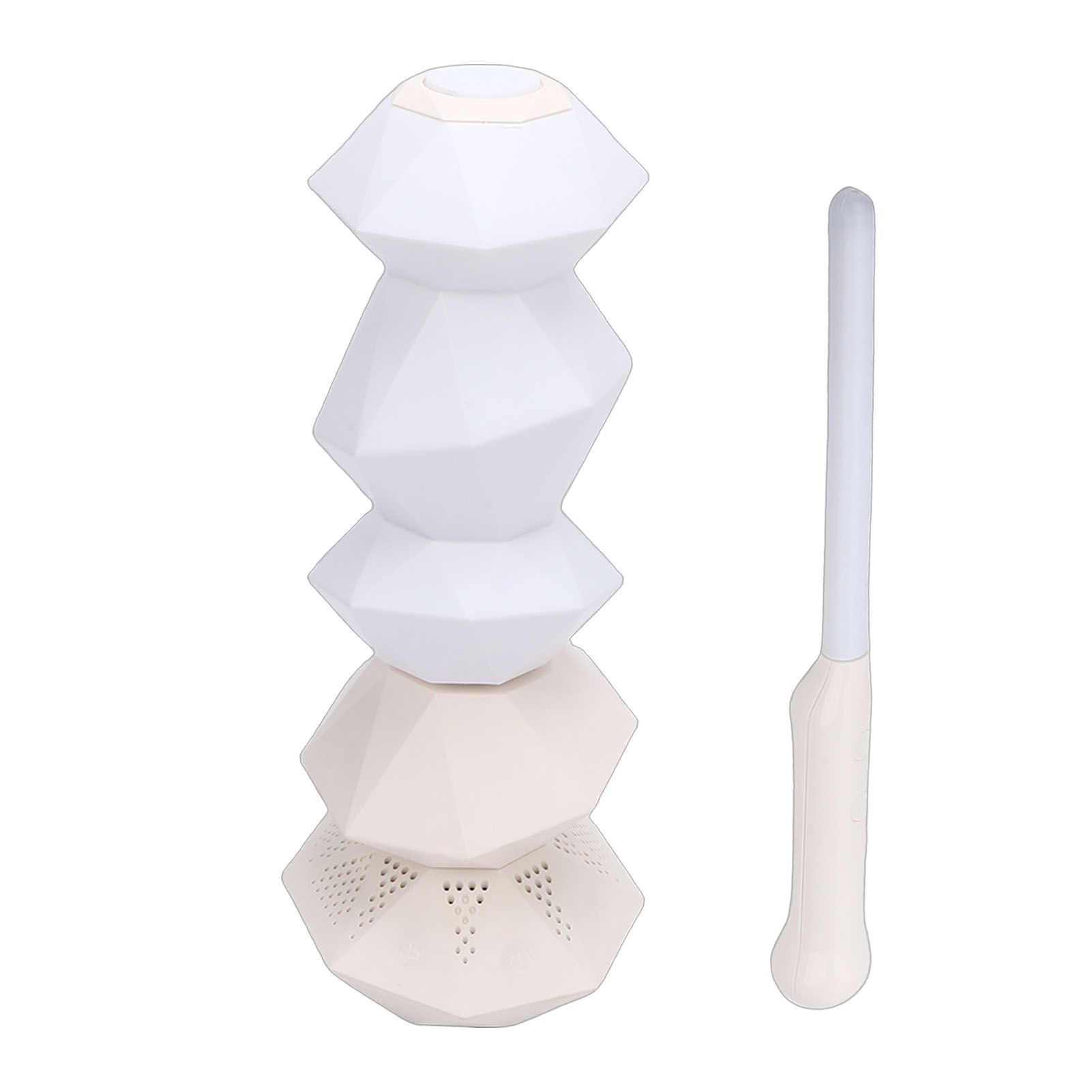 Bluetooth Speaker Ambient Light Multicolor Changing Bedside Lamp 360 Degree view 8