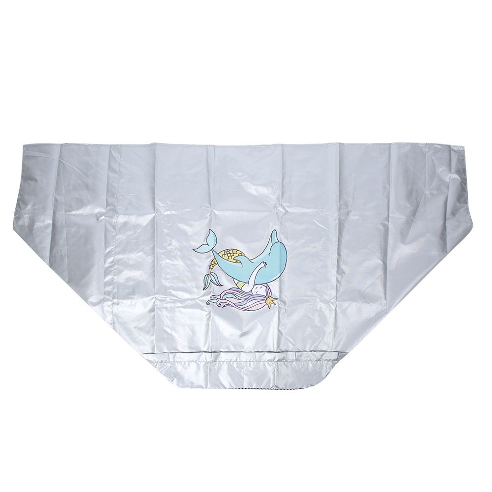 Cartoon Oxford Cloth Washing Machine Cover Waterproof Upper Open Dual Use Dust view 9