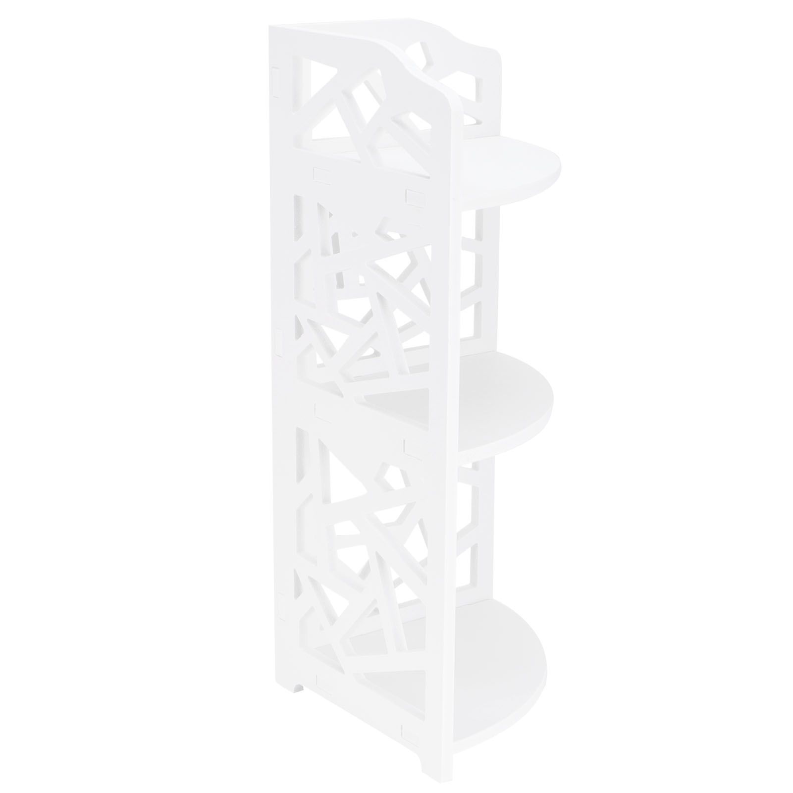 3 Tier Small Corner Shelves Plant Standing Rack for Small Spaces Bathroom view 3