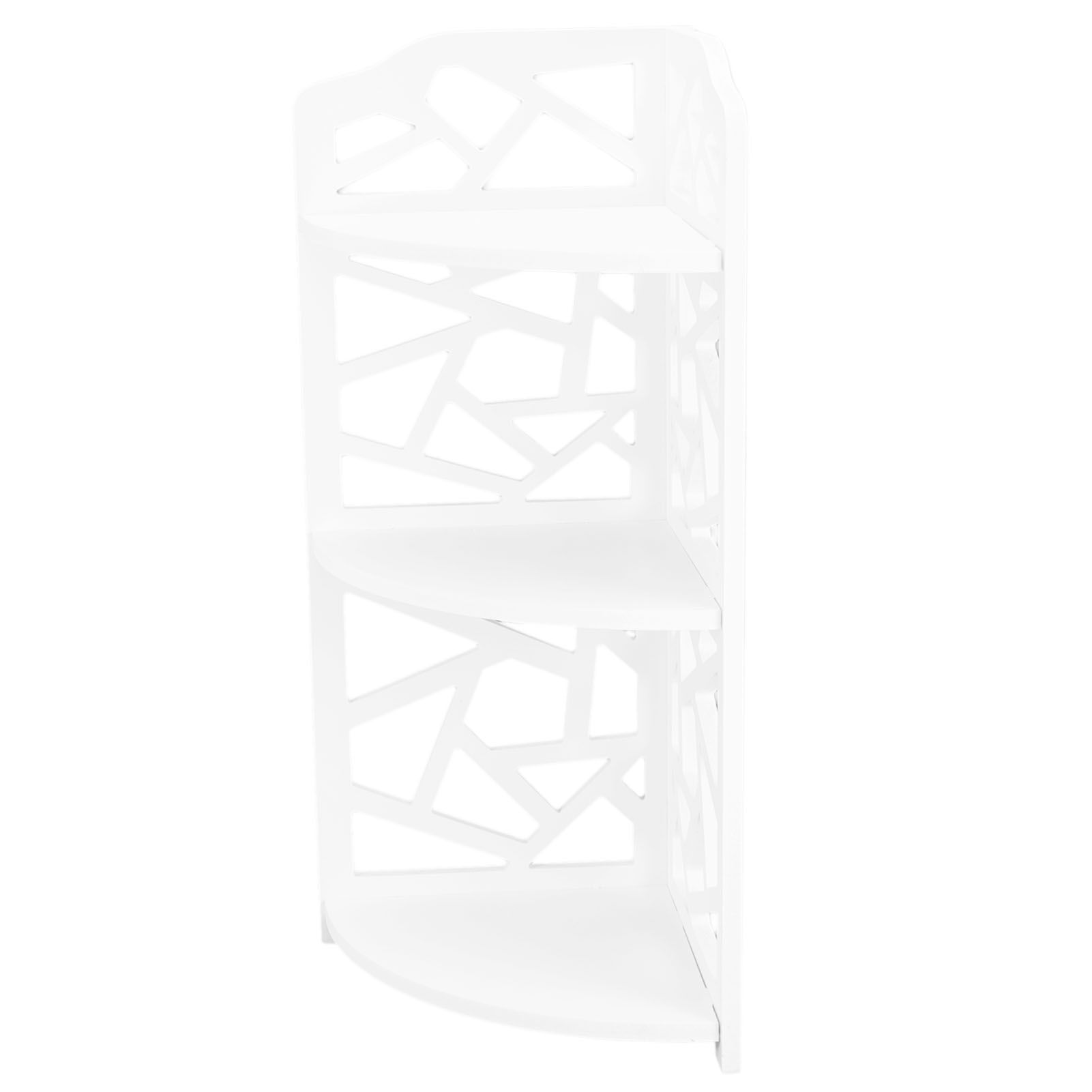 3 Tier Small Corner Shelves Plant Standing Rack for Small Spaces Bathroom view 4