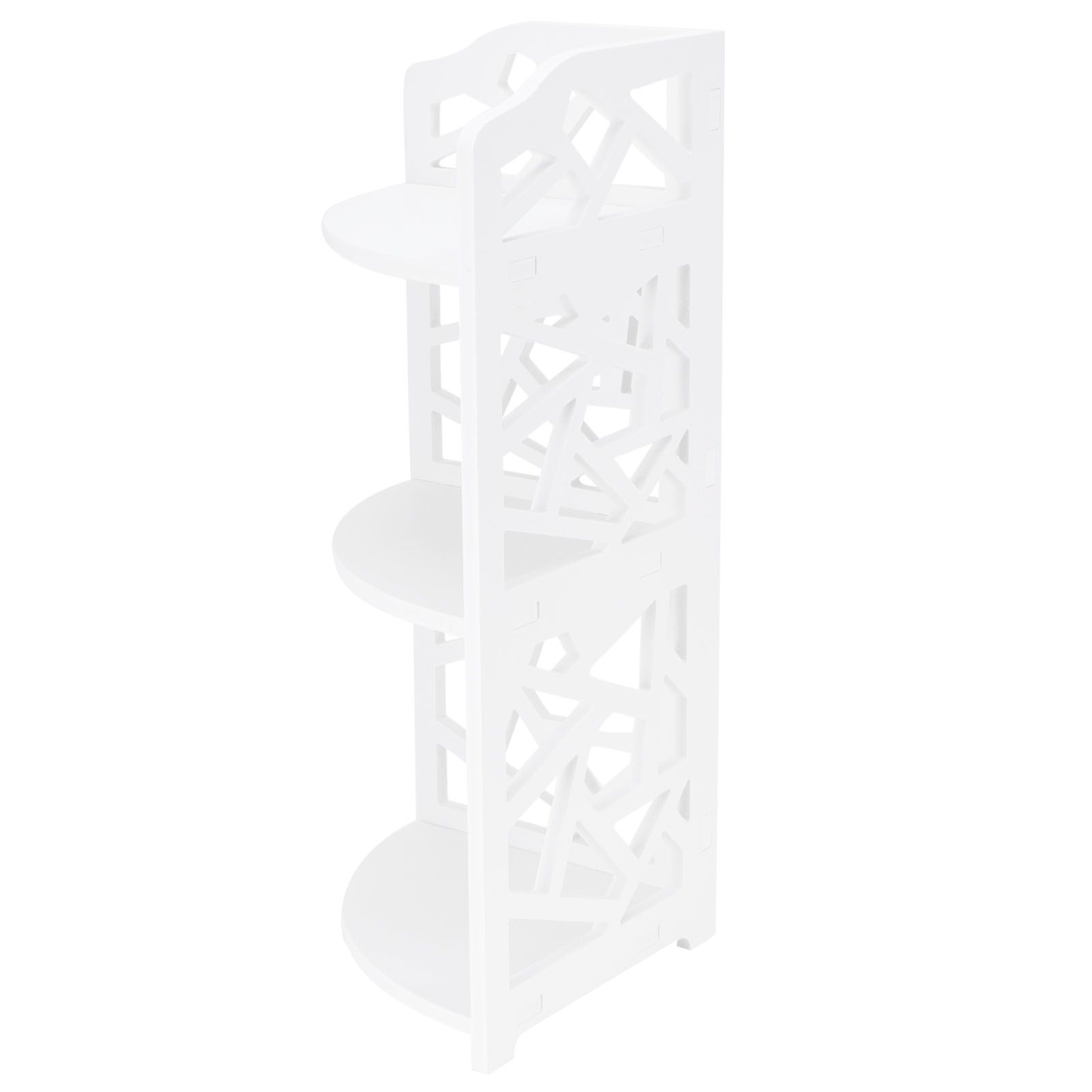 3 Tier Small Corner Shelves Plant Standing Rack for Small Spaces Bathroom view 5