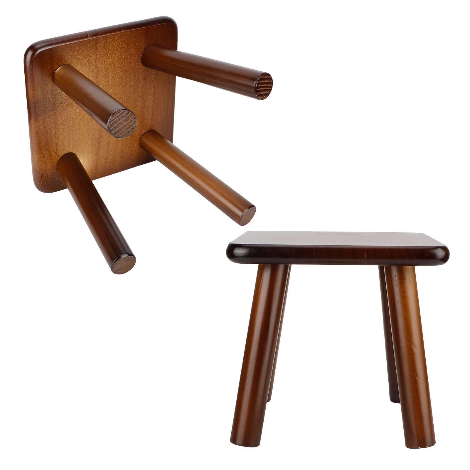 Multipurpose Household Wood Stools Cute Small Bench Child Seat DIY Furniture view 8