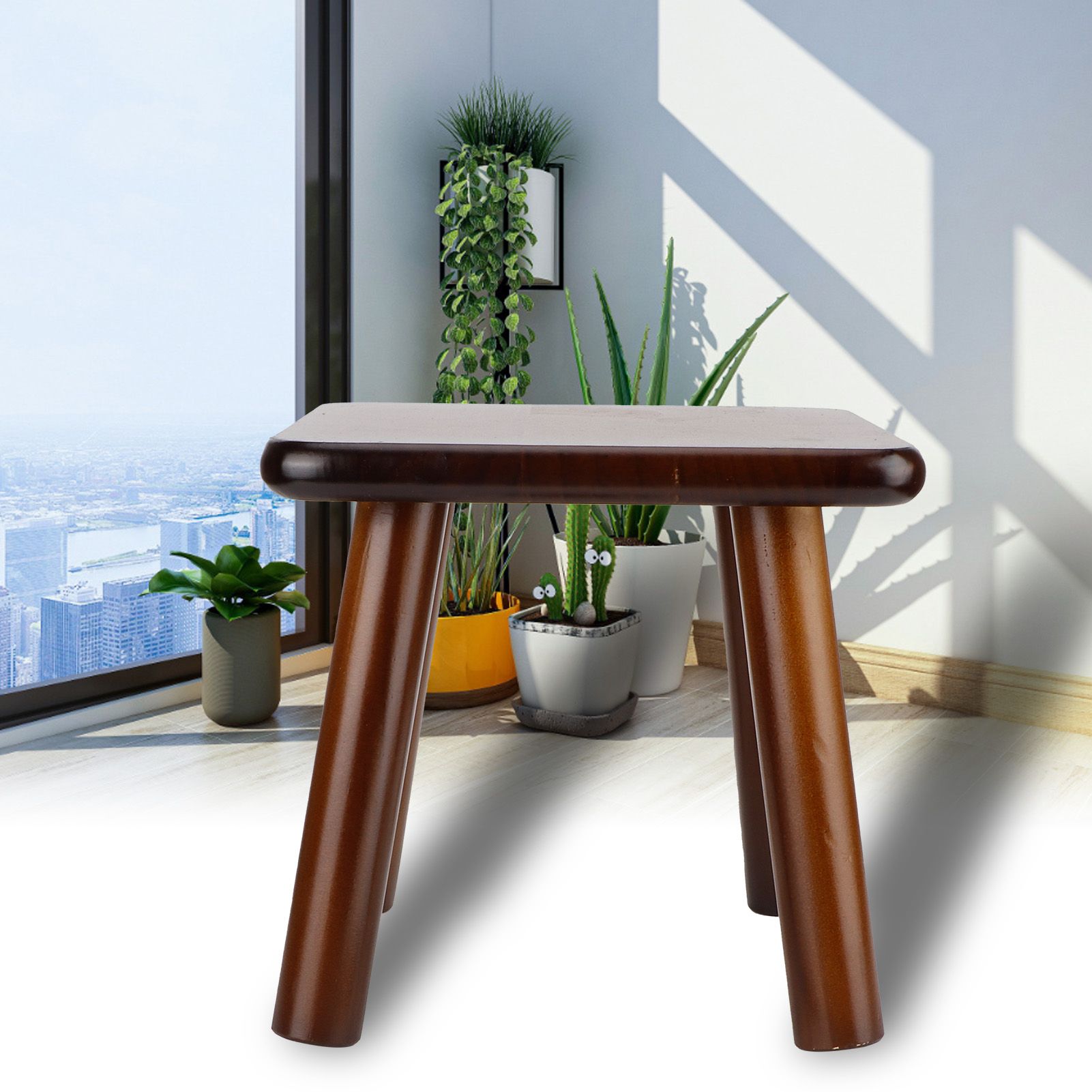 Multipurpose Household Wood Stools Cute Small Bench Child Seat DIY Furniture view 9
