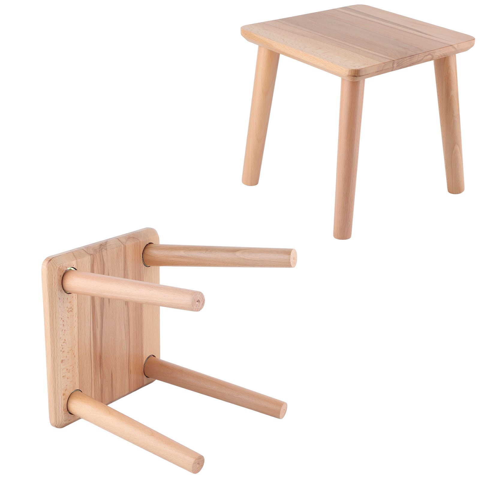 Multipurpose Household Wood Stools Cute Small Bench Child Seat DIY Furniture view 7