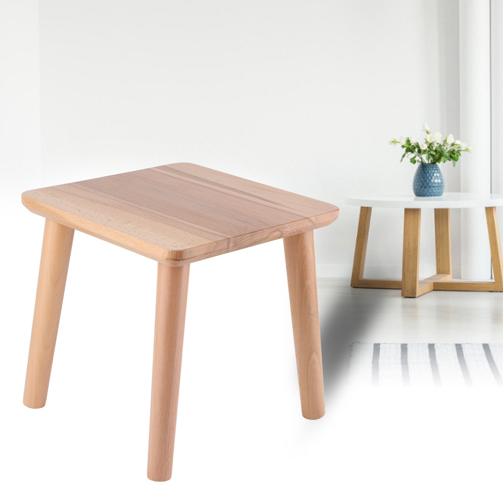 Multipurpose Household Wood Stools Cute Small Bench Child Seat DIY Furniture view 10