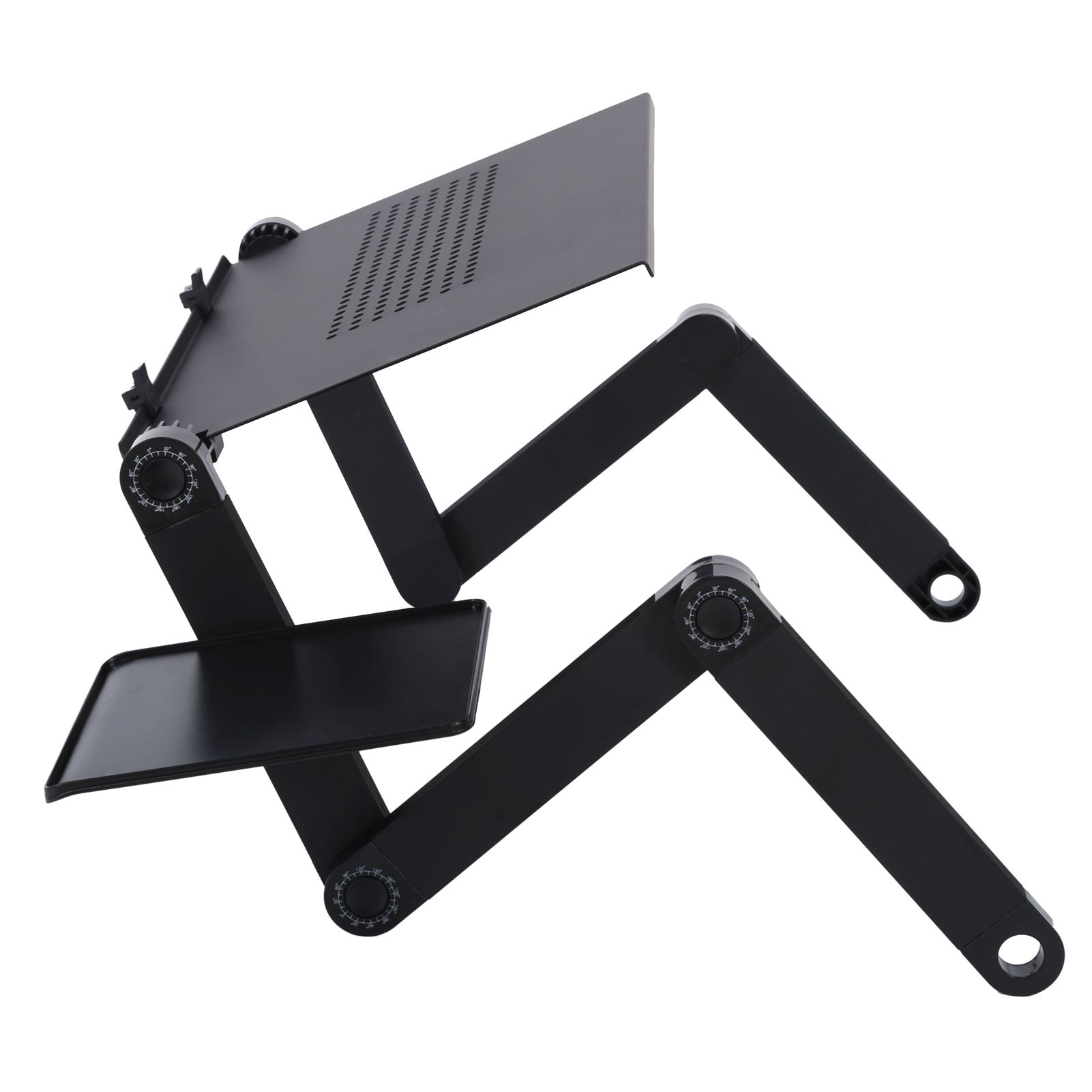 Laptop Desk with Mouse Board Portable Aluminum Alloy Adjustable Folding view 4