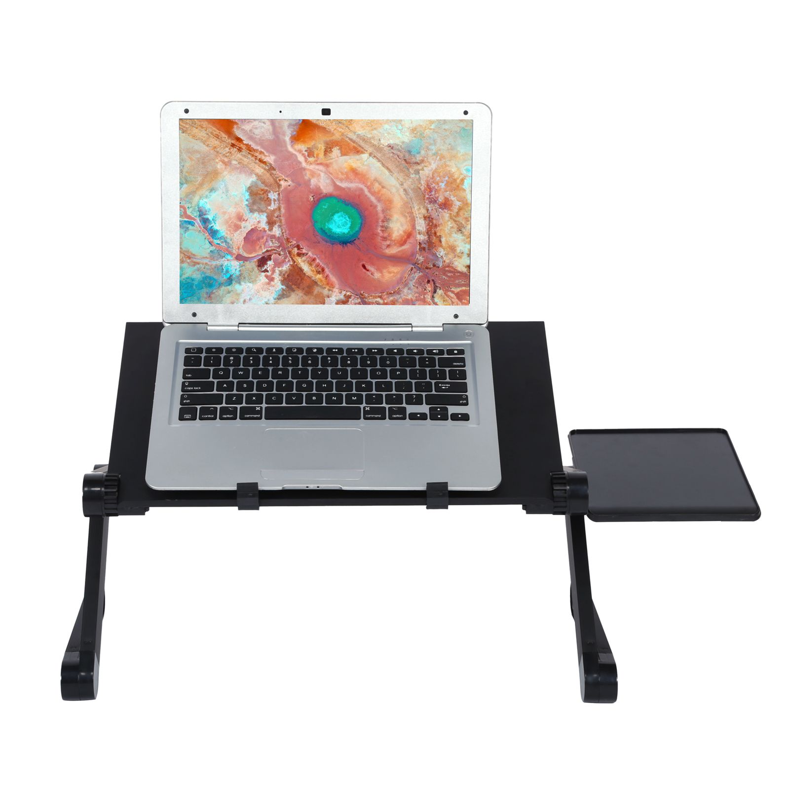 Laptop Desk with Mouse Board Portable Aluminum Alloy Adjustable Folding view 7