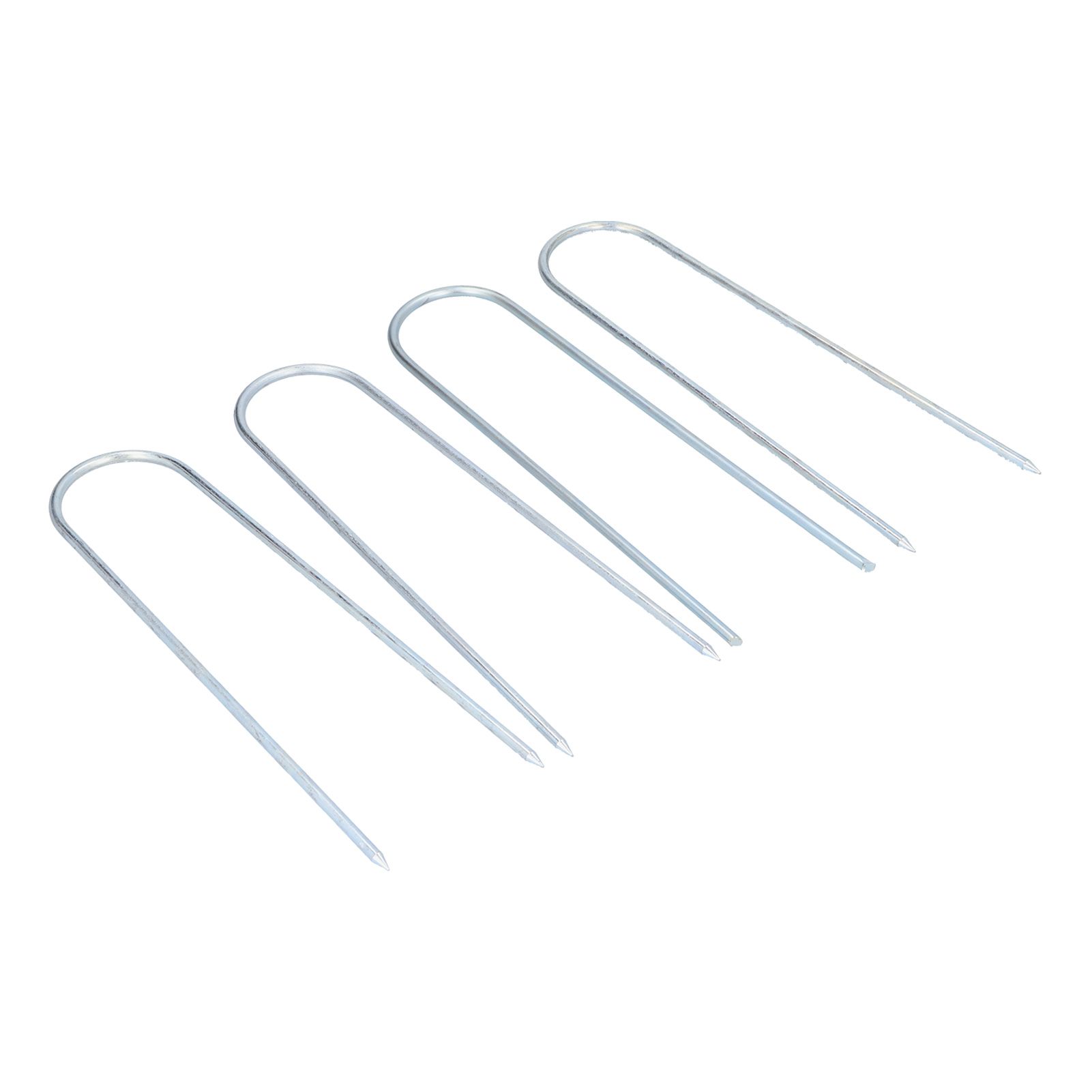 4PCS U Shaped Nail Tent Nails Ground Staple Stainless Steel Garden Pegs view 4