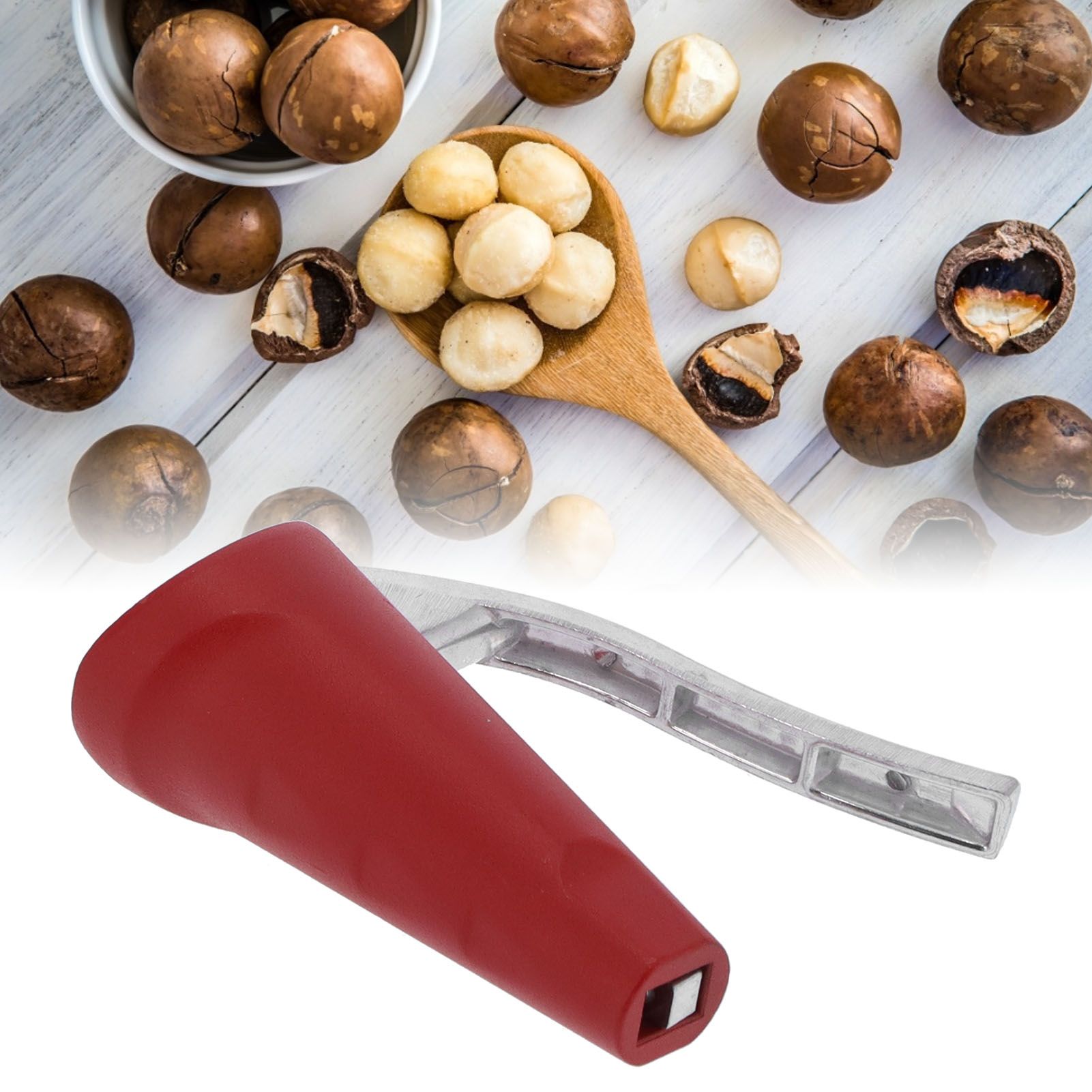 Aluminum Alloy Nut Cracker Durable Walnut Opener Sheller Plier Walnut Tool for view 12