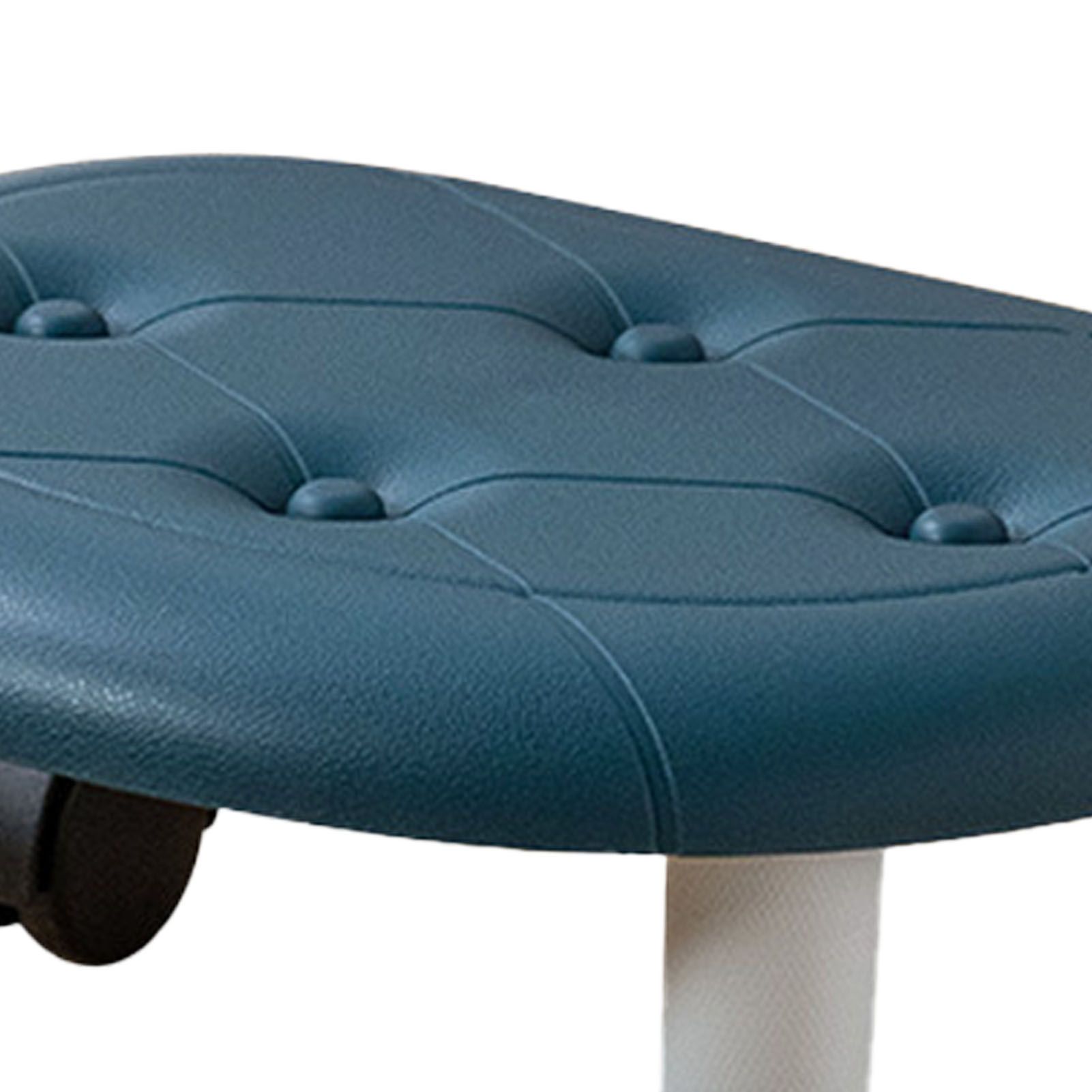 Low Roller Seating PU Surface Plastic Structure Movable Universal Wheels Stool view 7