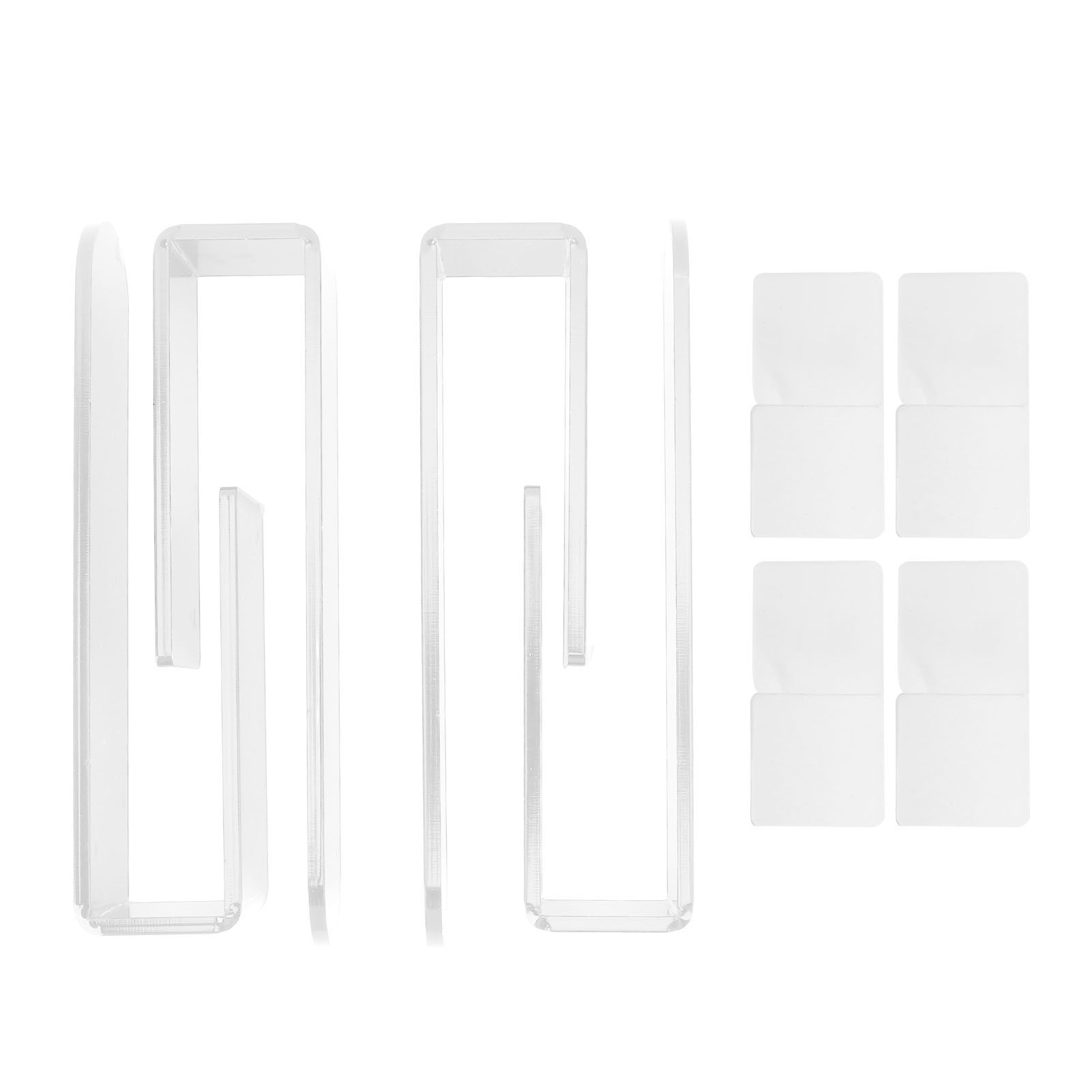 Wall Mounted Acrylic Hat Hook Easy Installation Sturdy Multifunction Self view 3
