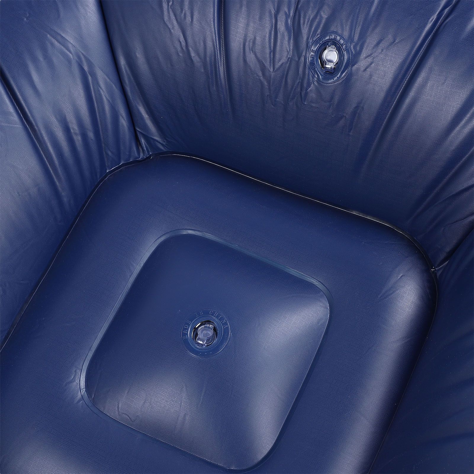 Inflatable Lounge Chair Flocking PVC Portable Folding Blow Up Sofa for Living view 7