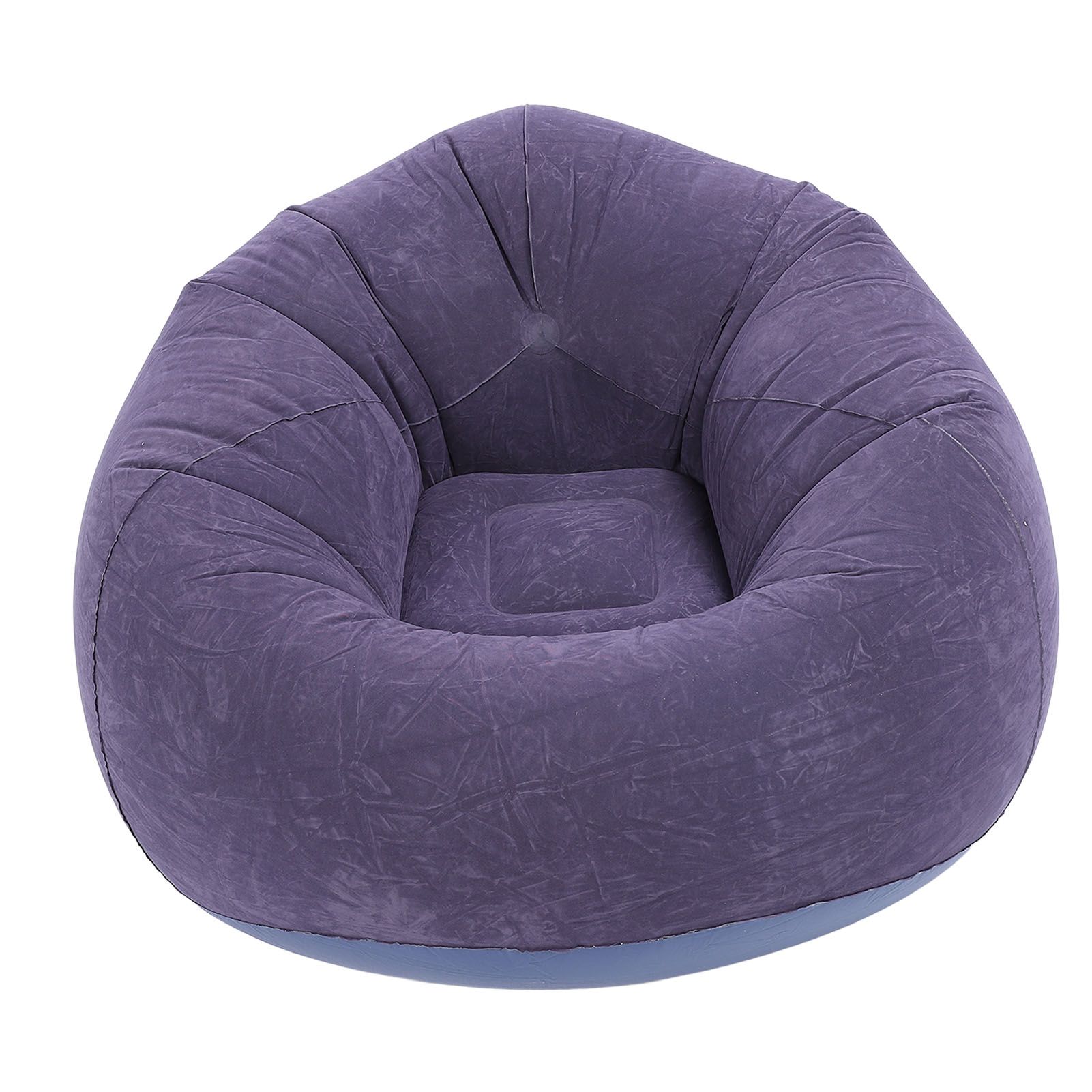 Inflatable Lounge Chair Flocking PVC Portable Folding Blow Up Sofa for Living view 8