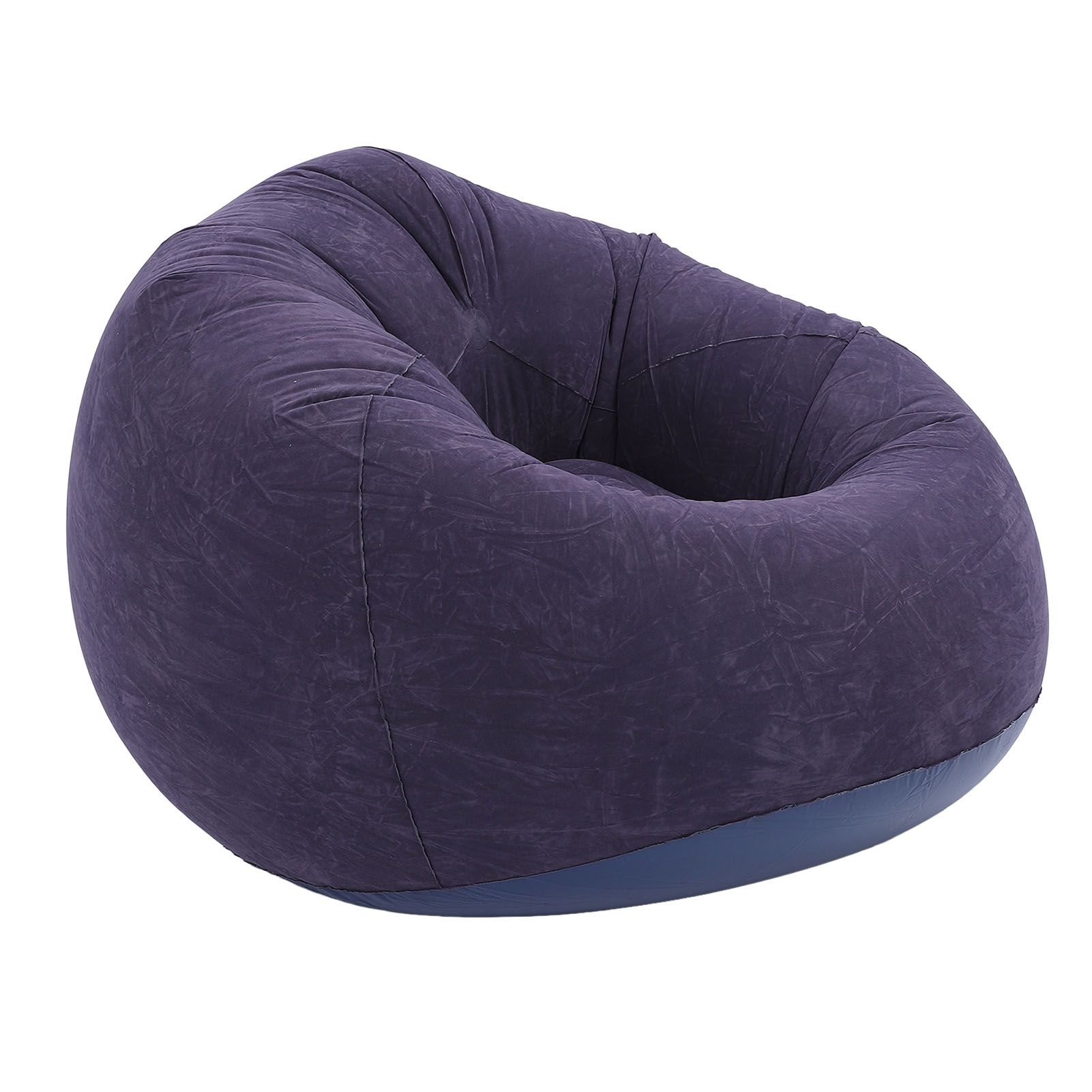 Inflatable Lounge Chair Flocking PVC Portable Folding Blow Up Sofa for Living view 9