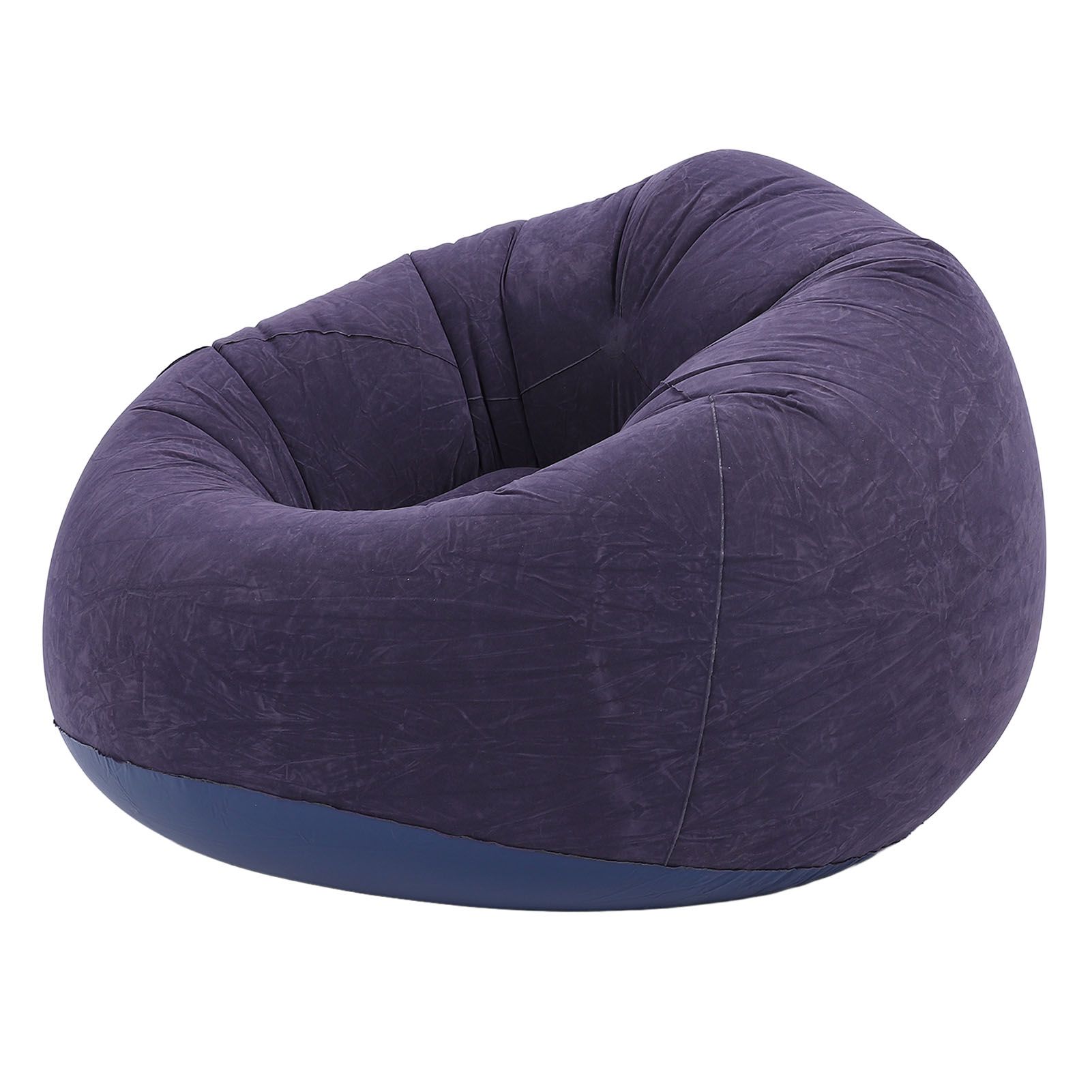 Inflatable Lounge Chair Flocking PVC Portable Folding Blow Up Sofa for Living view 10